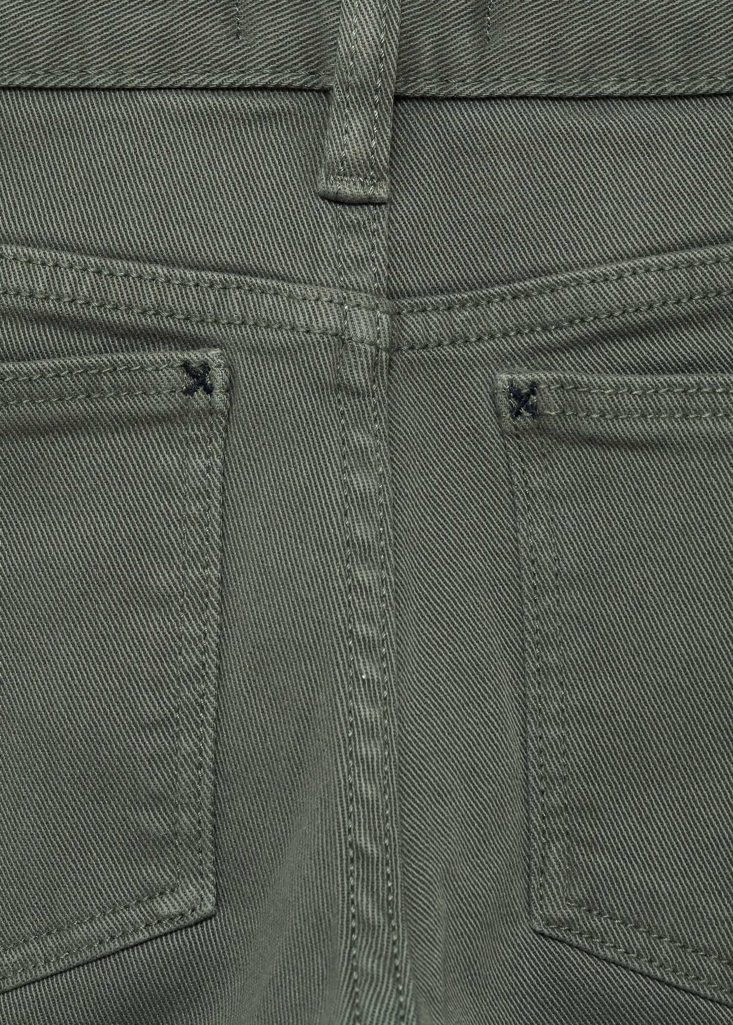 Straight-fit cotton pants - Details of the article 0