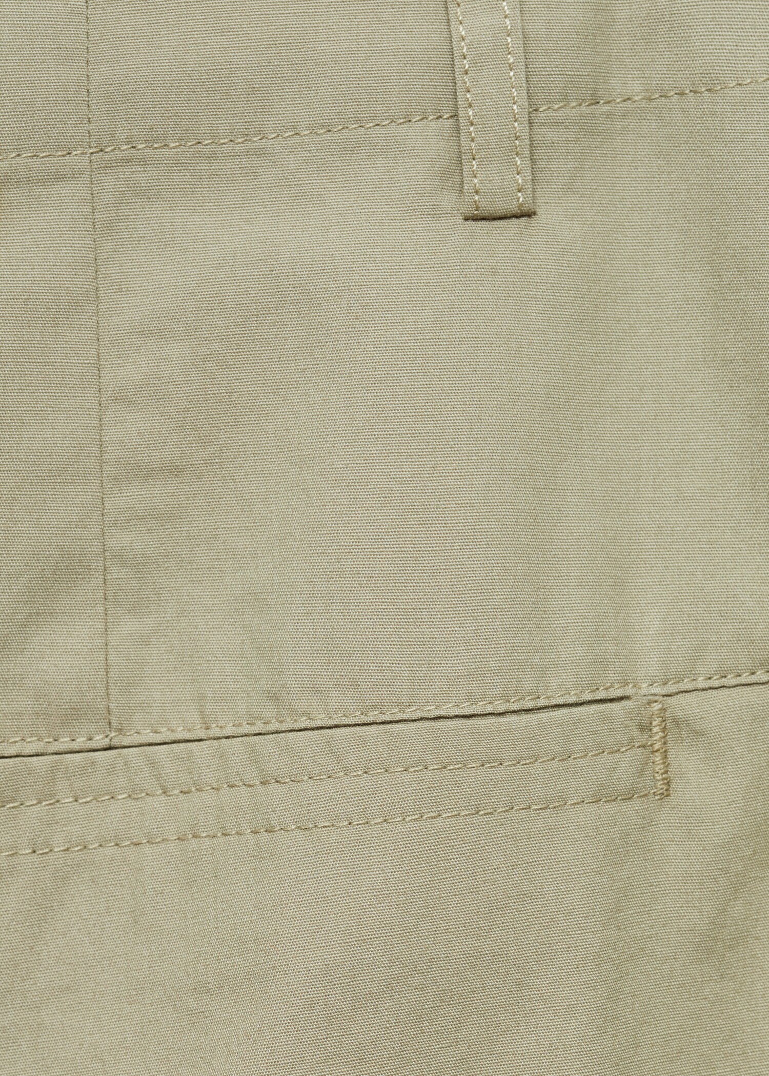 Cotton pleated trousers - Details of the article 0