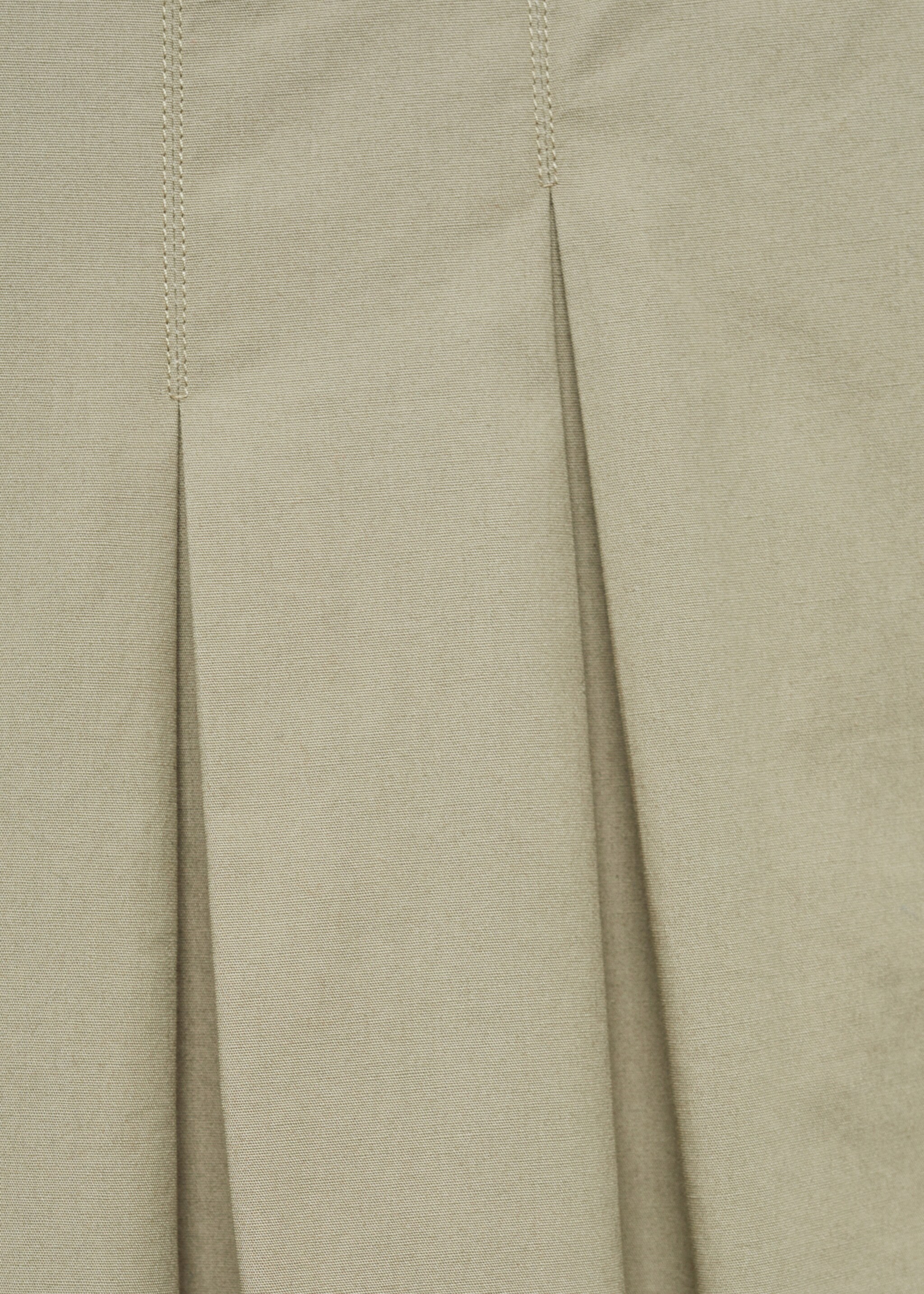 Cotton pleated trousers - Details of the article 8