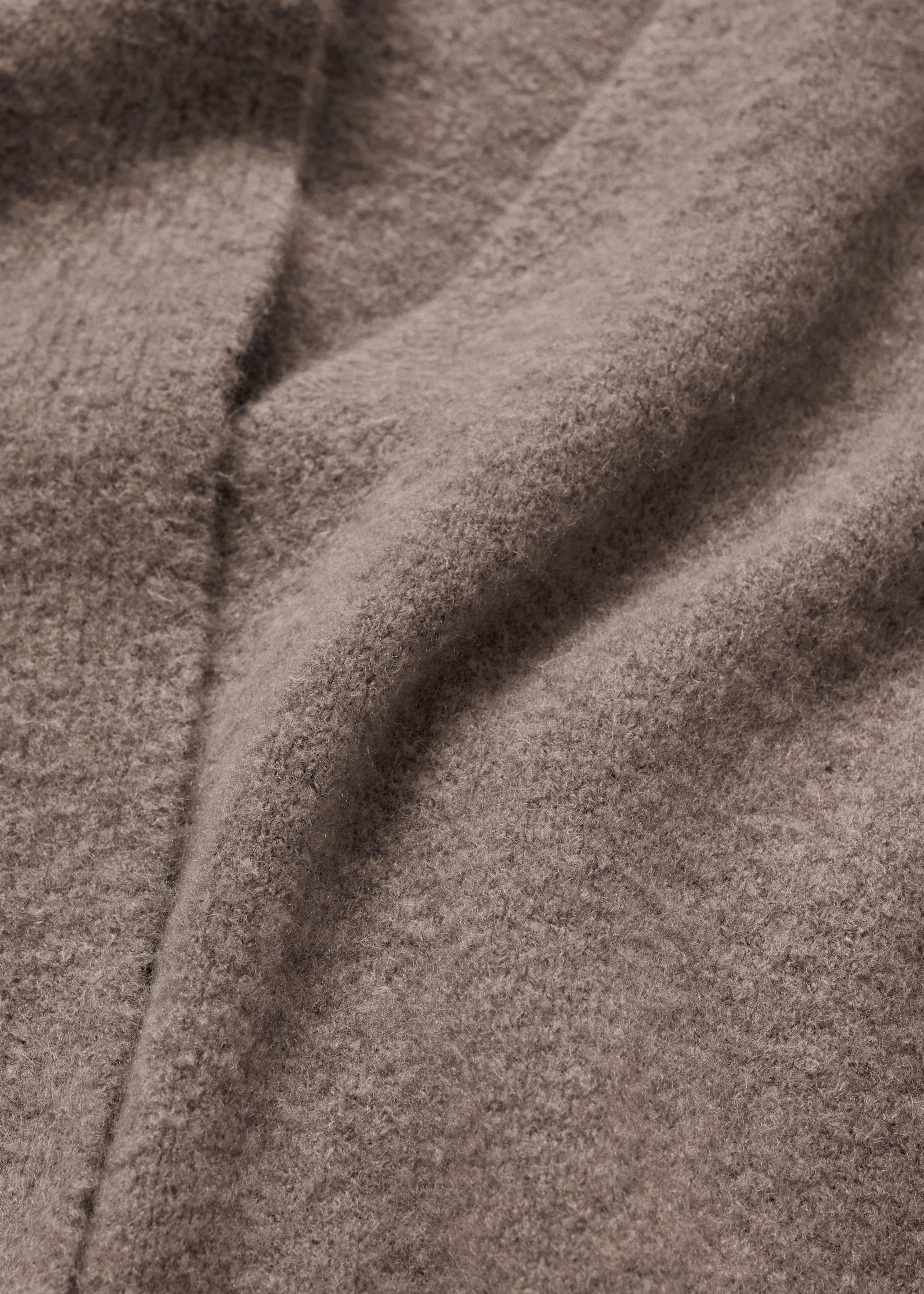 Double-breasted cardigan - Details of the article 8, Brown. Ref: 77053266-00.