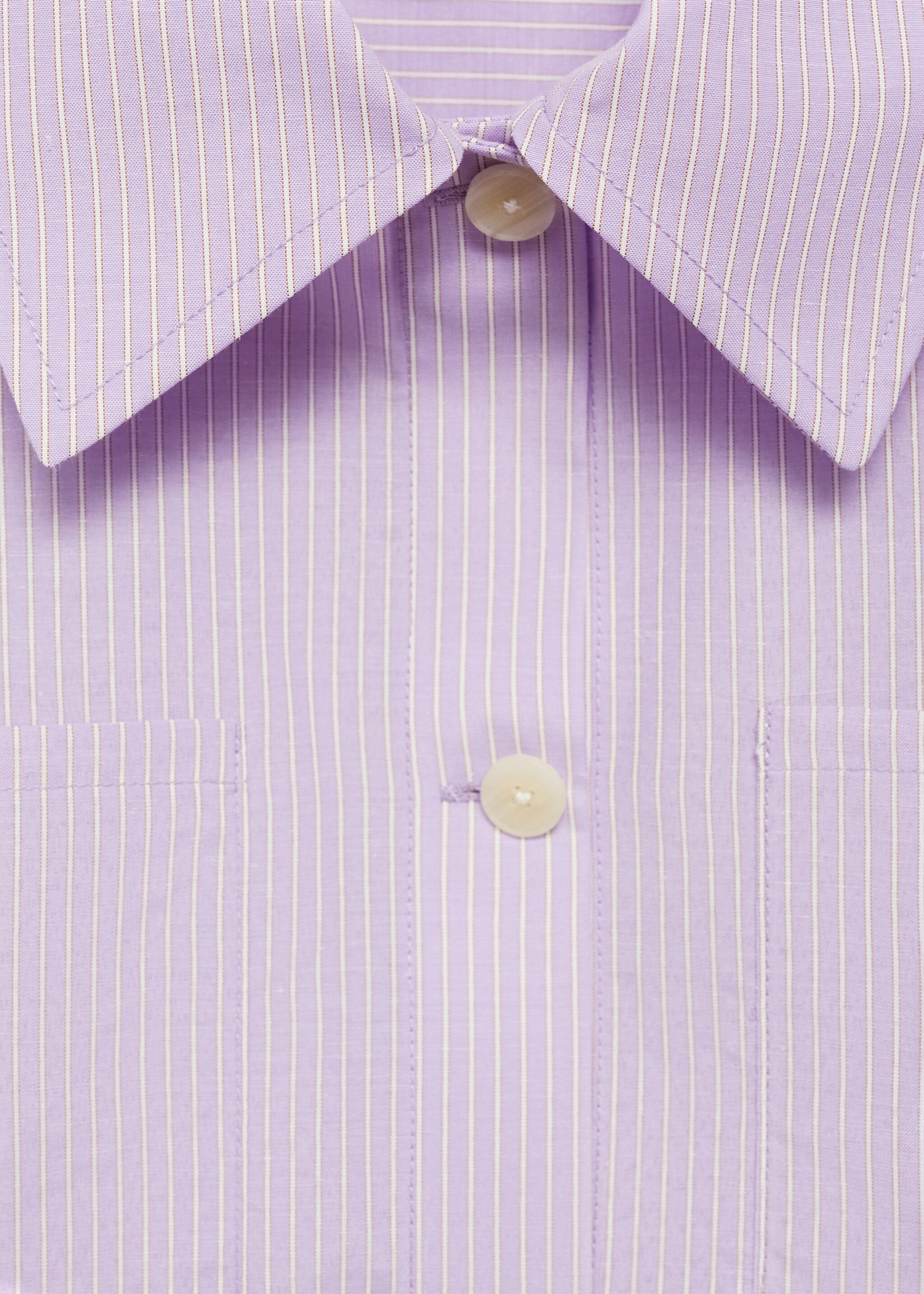 Oversize striped shirt - Details of the article 8