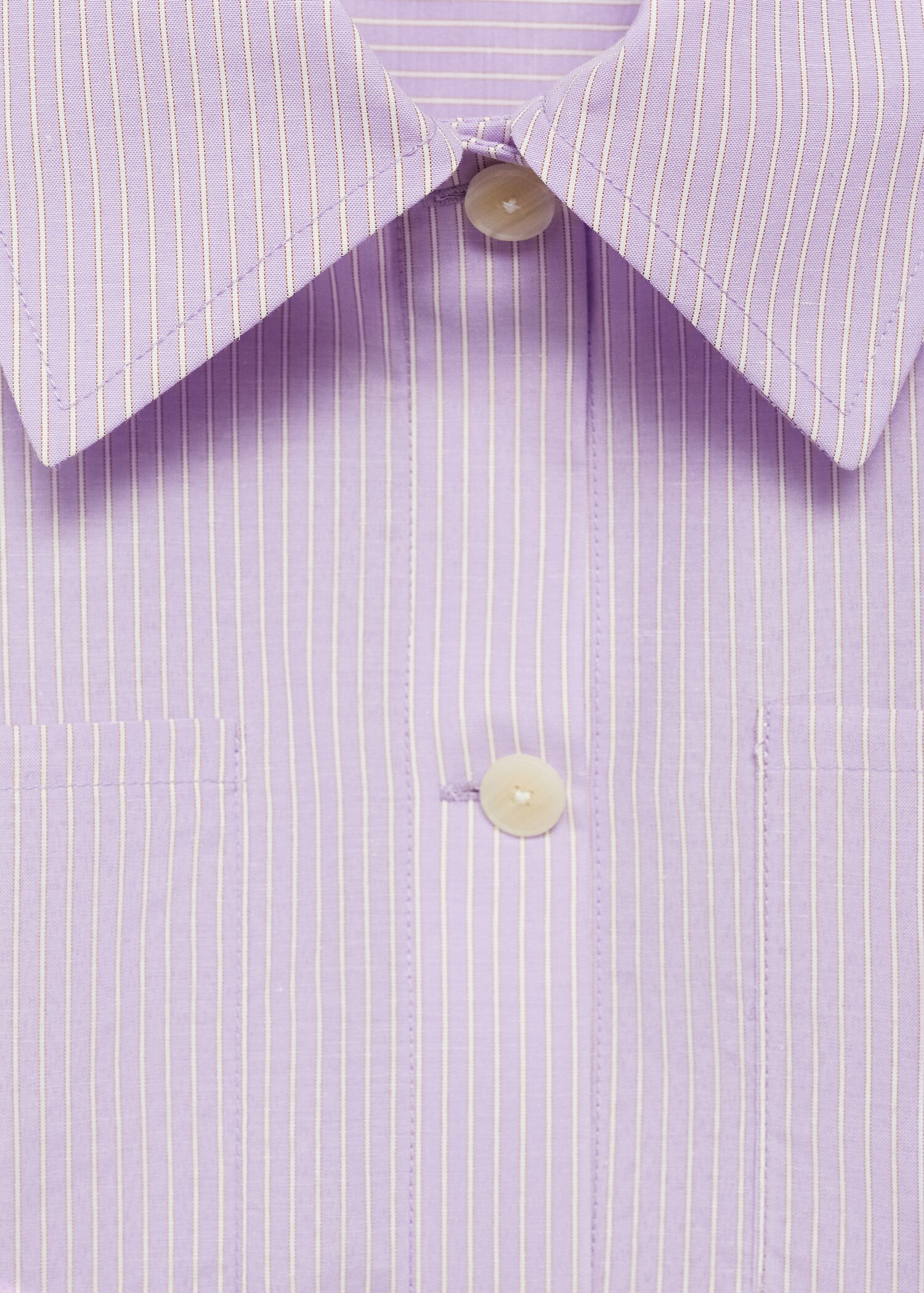 Oversize striped shirt - Details of the article 8
