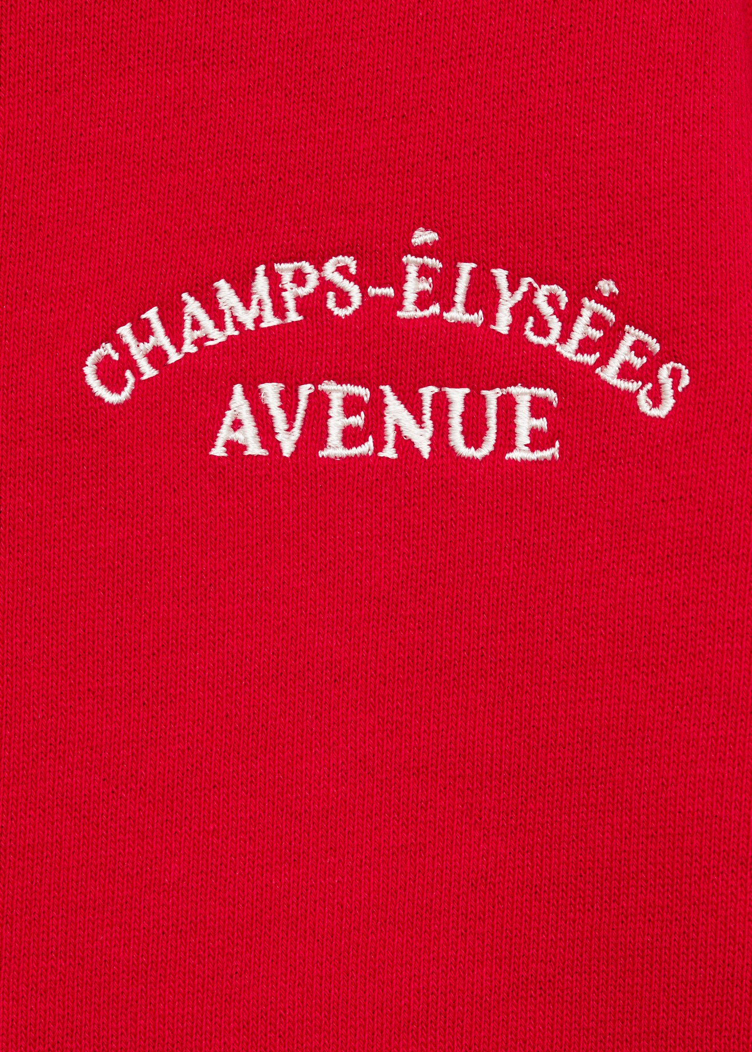 Embroidered detail cotton sweatshirt - Details of the article 0