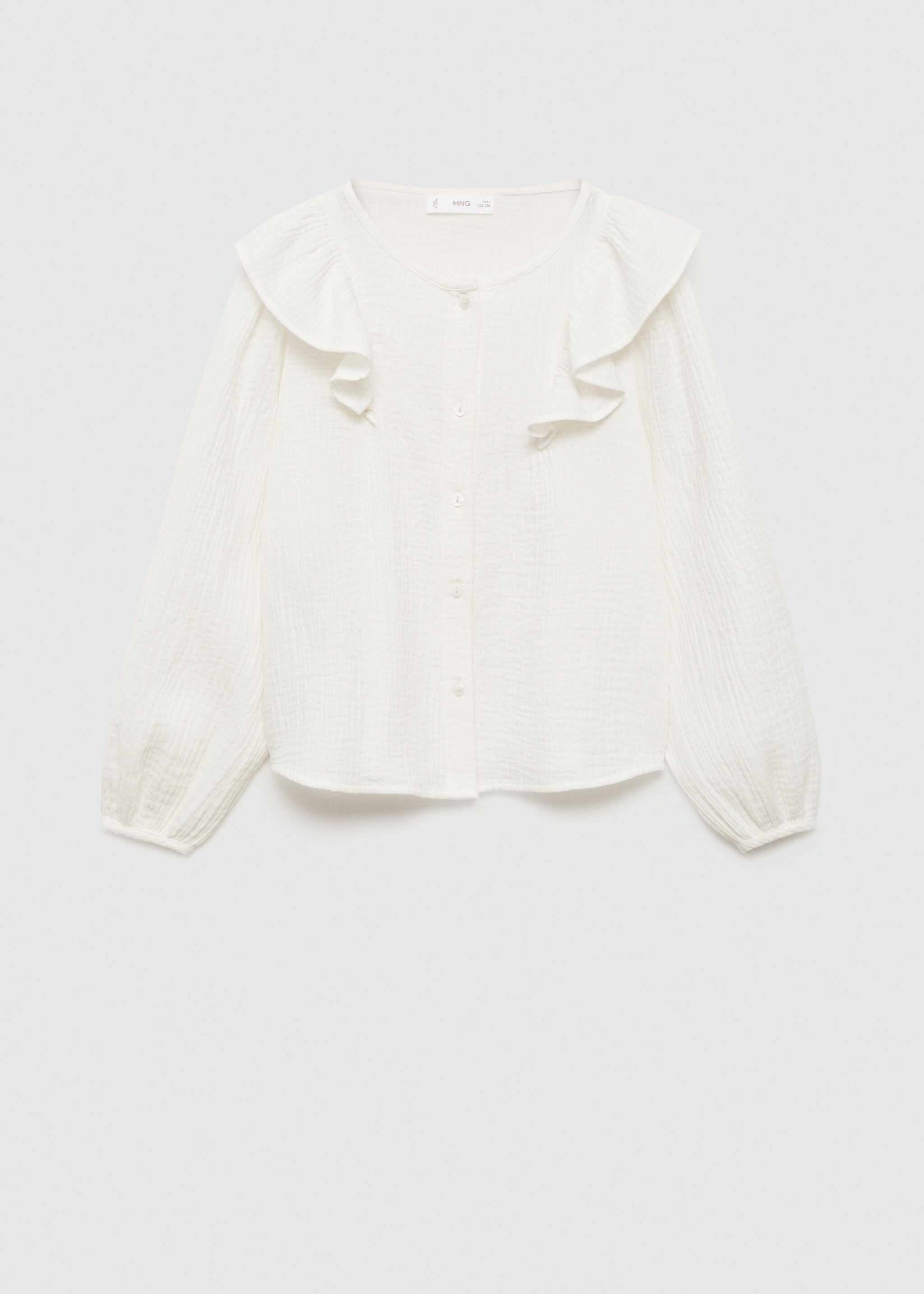 Bluse aus Crinkle-Baumwoll-Gaze - Artikel ohne Model
