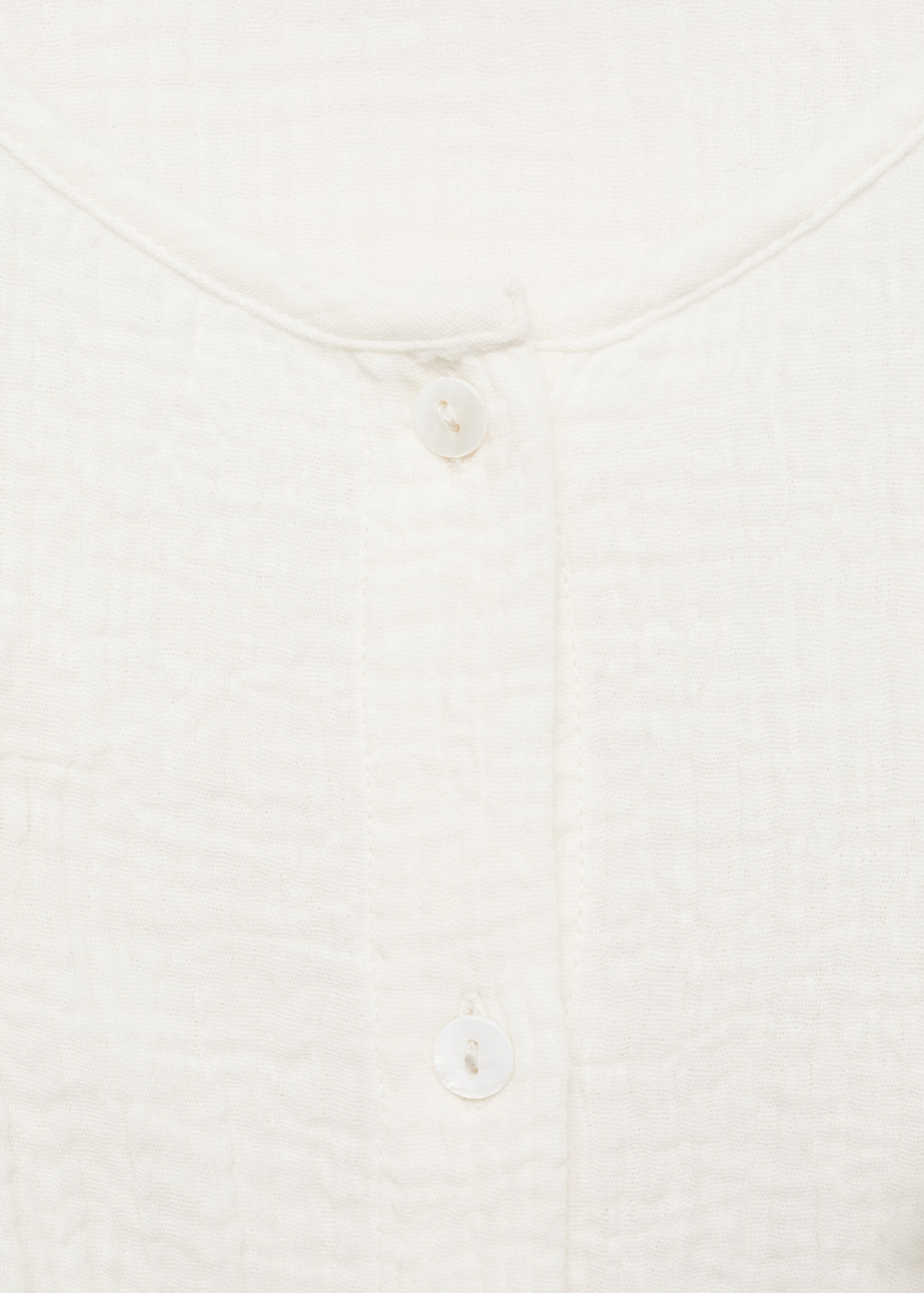 Bluse aus Crinkle-Baumwoll-Gaze - Detail des Artikels 0