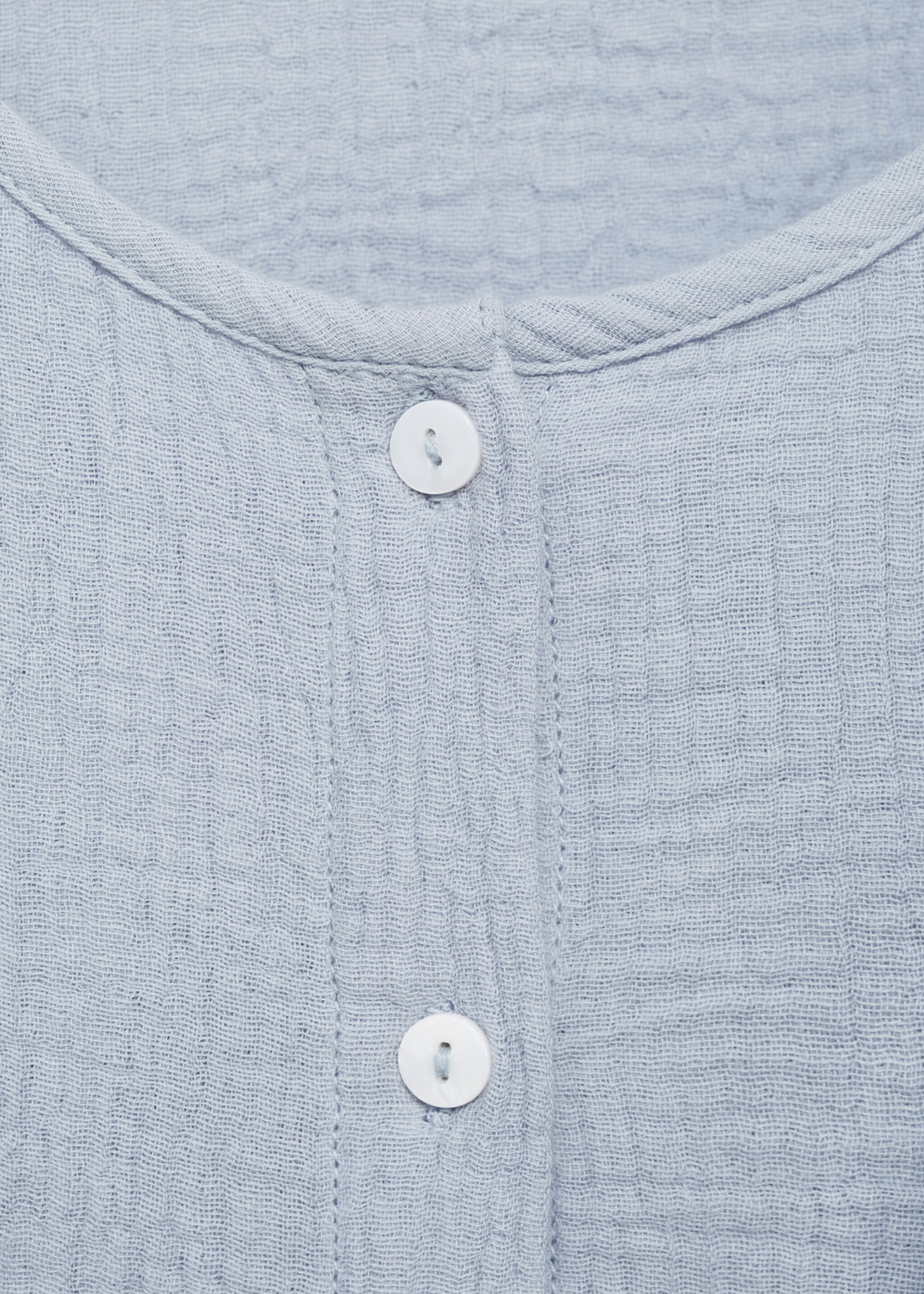 Cheesecloth cotton blouse - Details of the article 8
