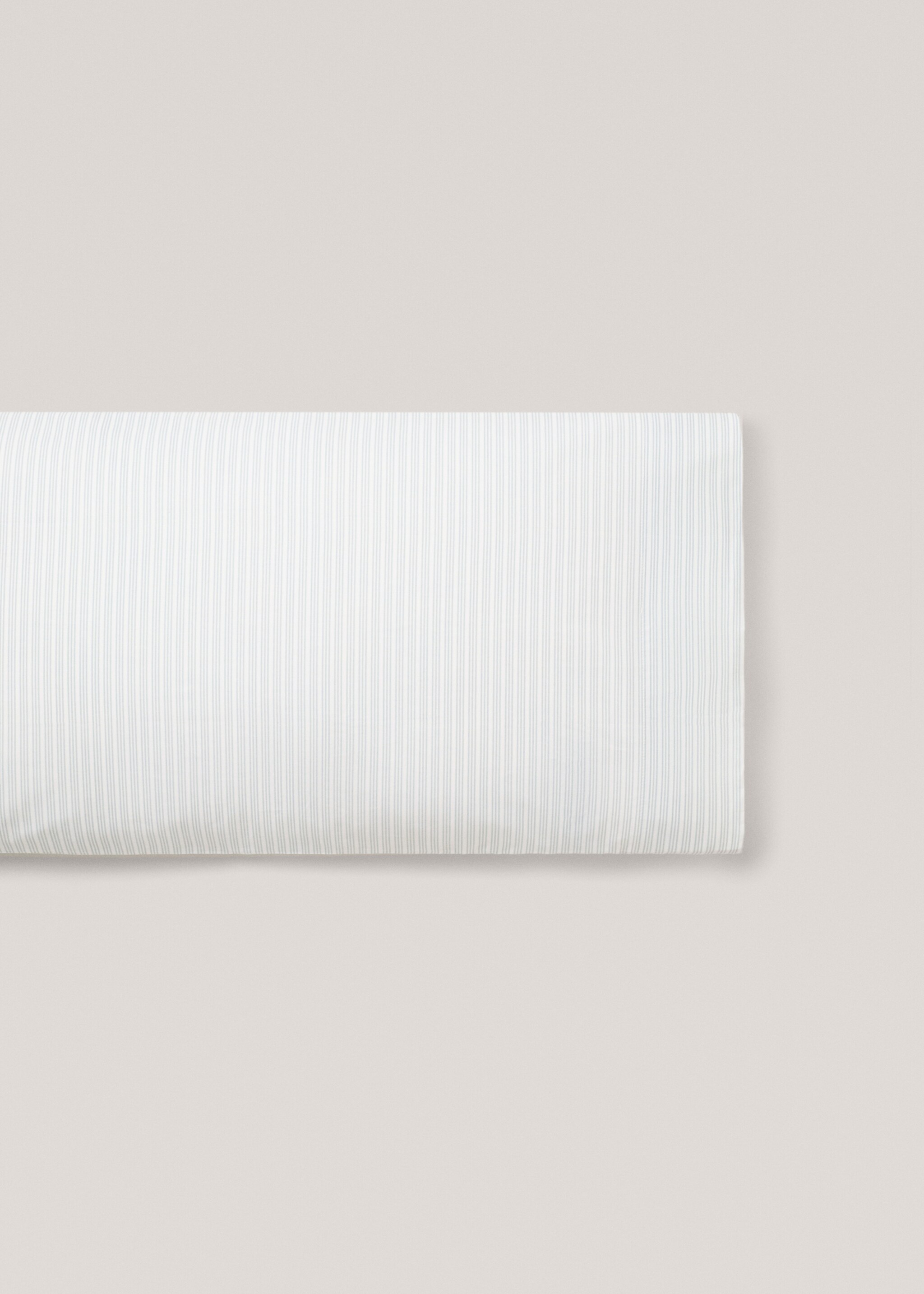 Kussensloop met streepjesprint 45x110cm - Artikel zonder model, Aquamarijn. Ref: 77053281-00.