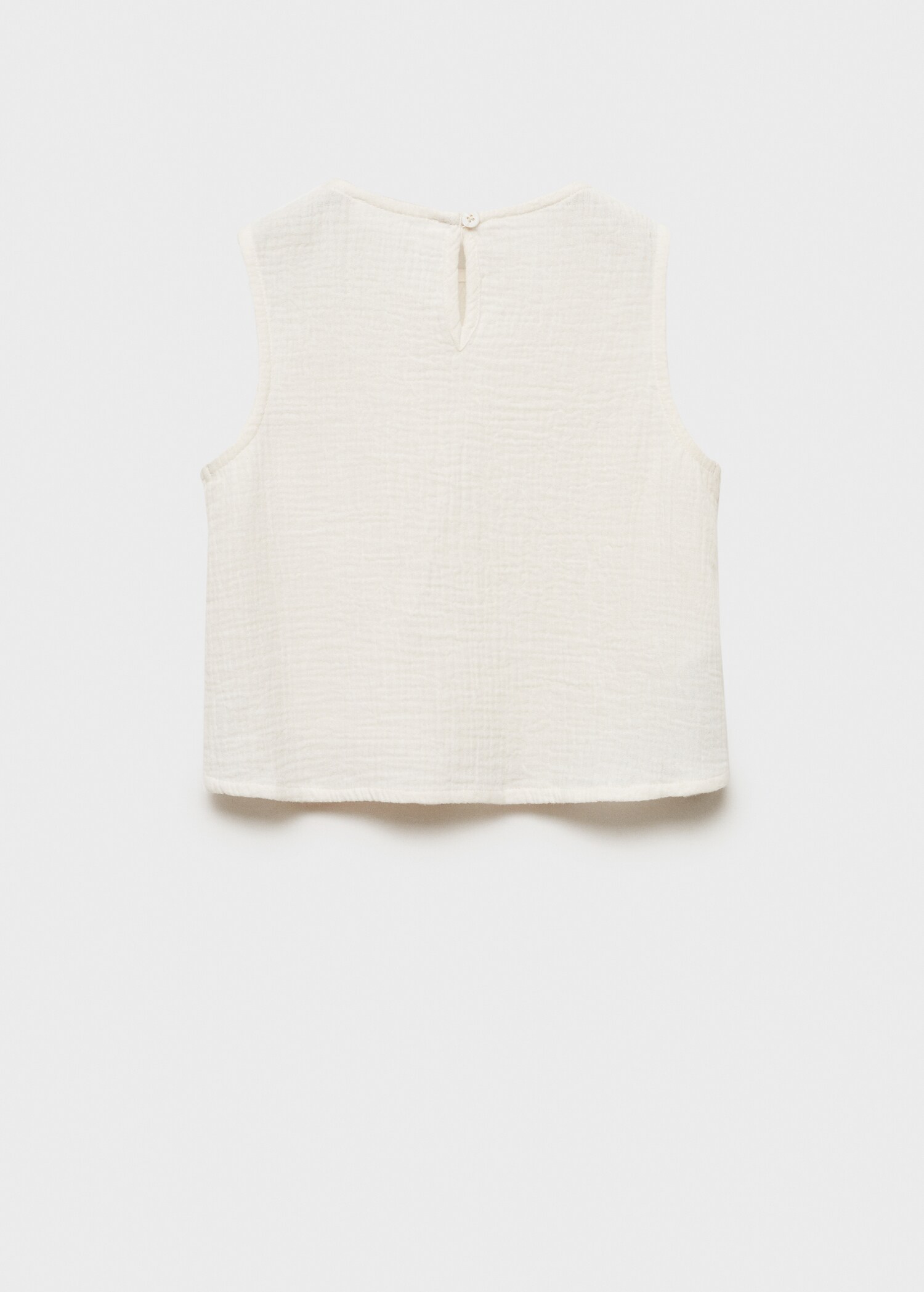 Blouse brodée coton - Verso de l’article