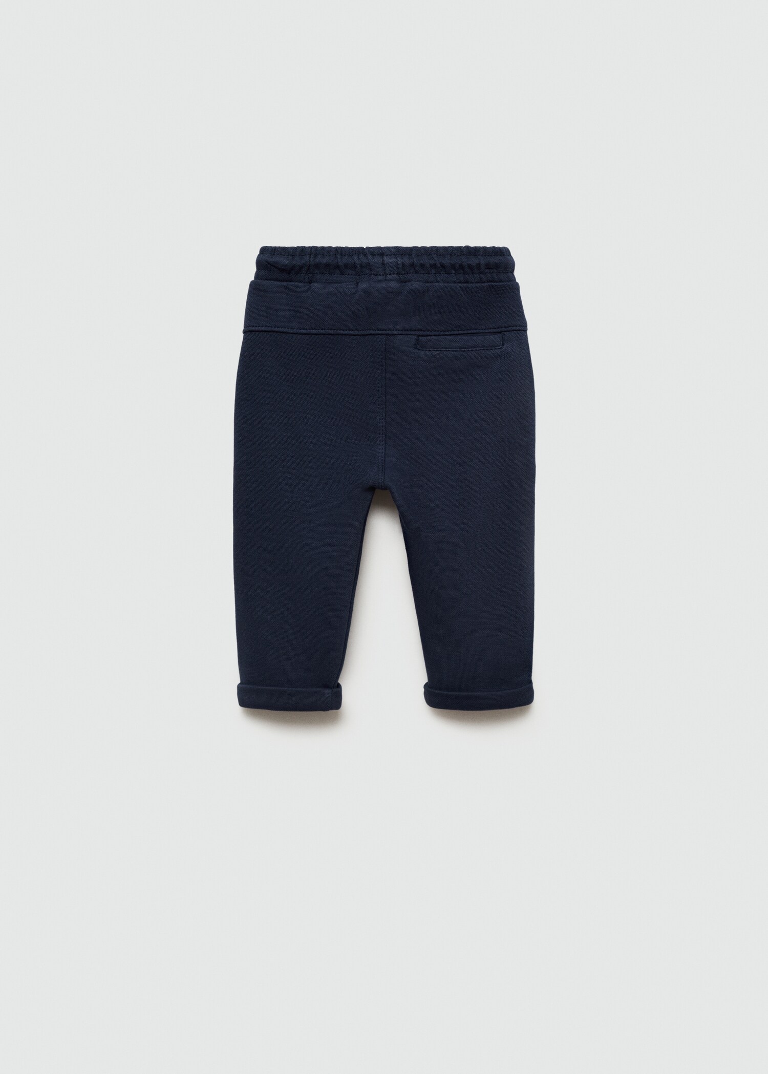 Cotton jogger-style trousers - Reverse of the article