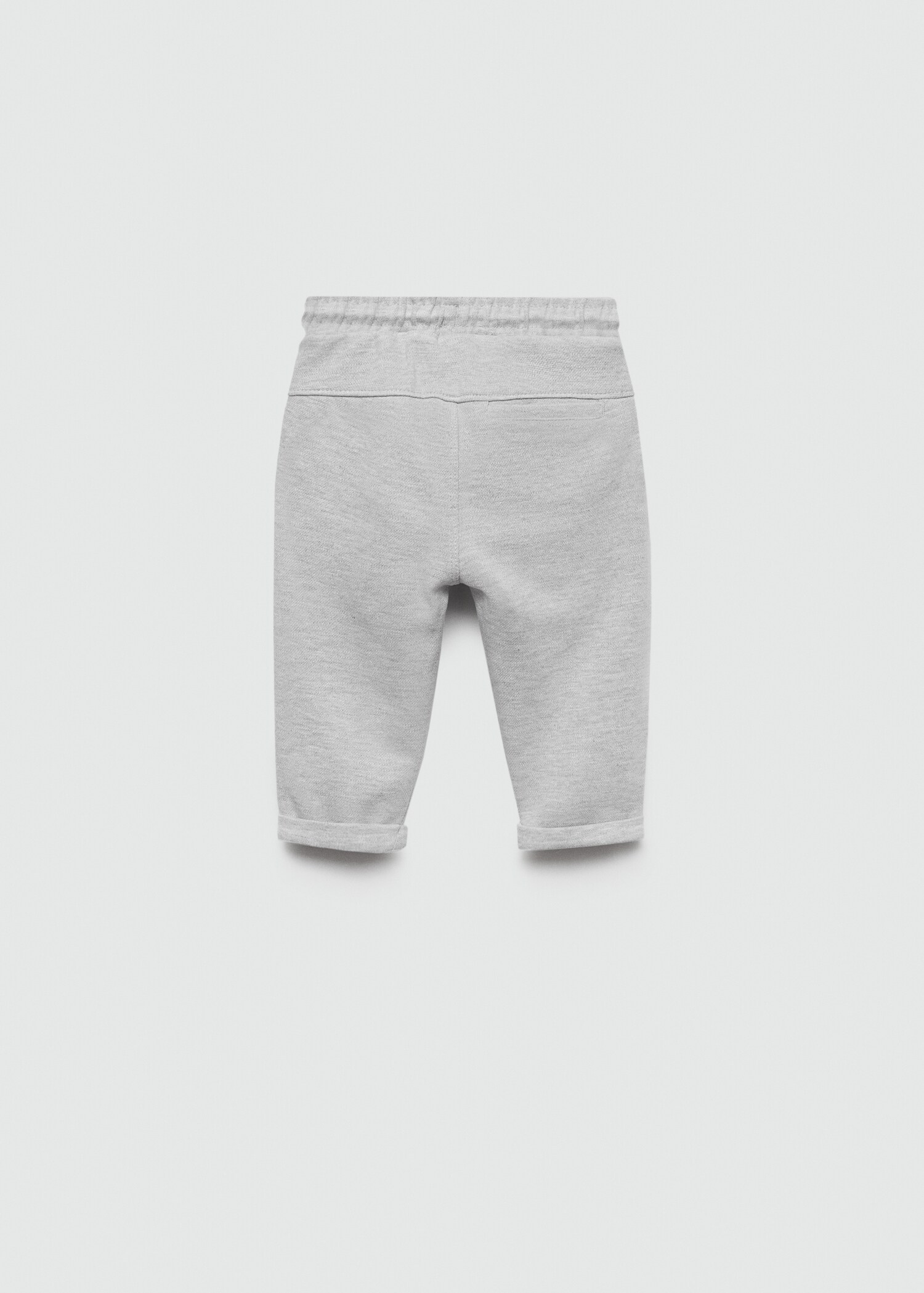 Cotton jogger-style trousers - Reverse of the article