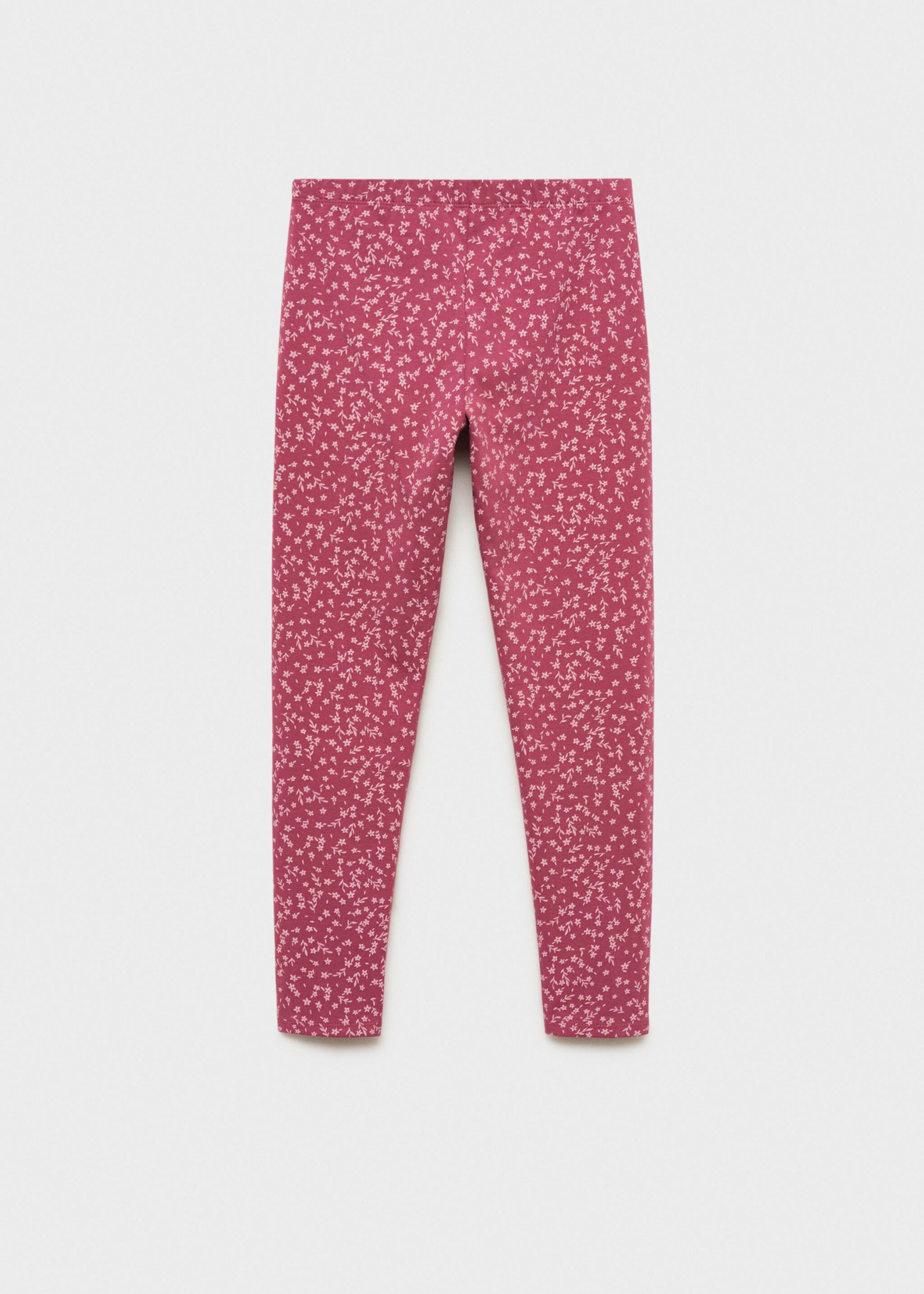 Printed leggings - Reverse of the article, Cherry. Ref: 77053288-00.