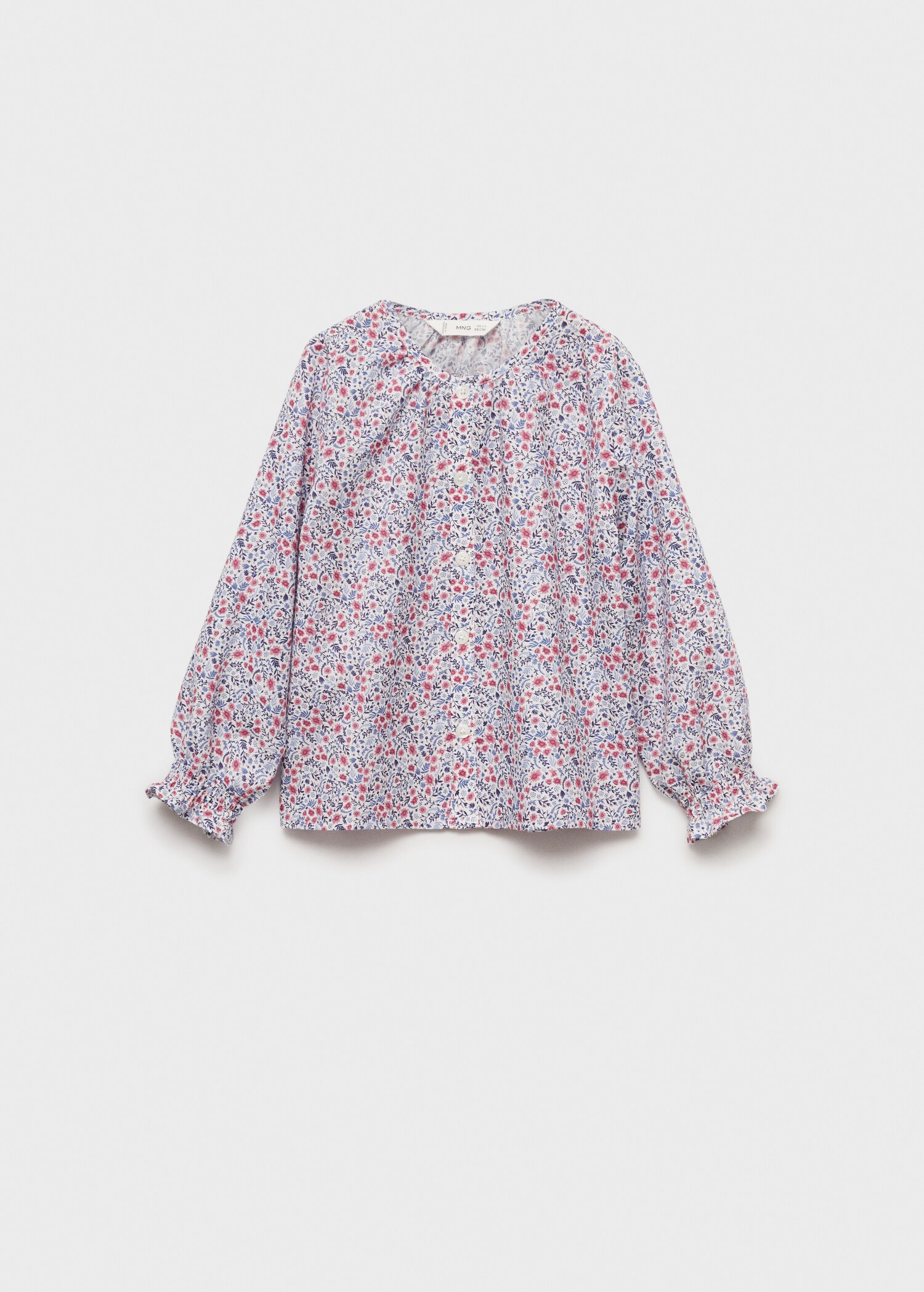 Bedruckte Bluse mit Knöpfen - Artikel ohne Model