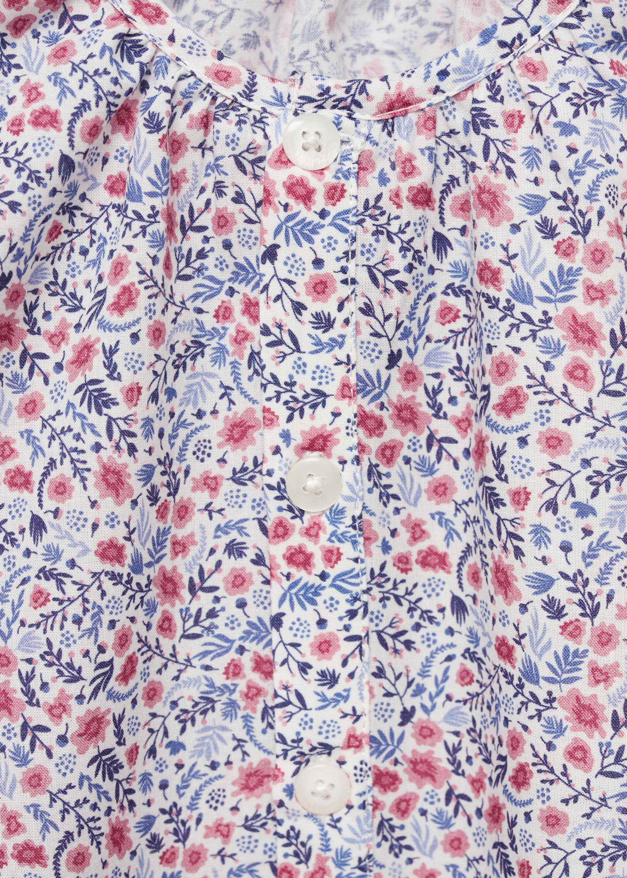 Buttoned printed blouse - Details of the article 8