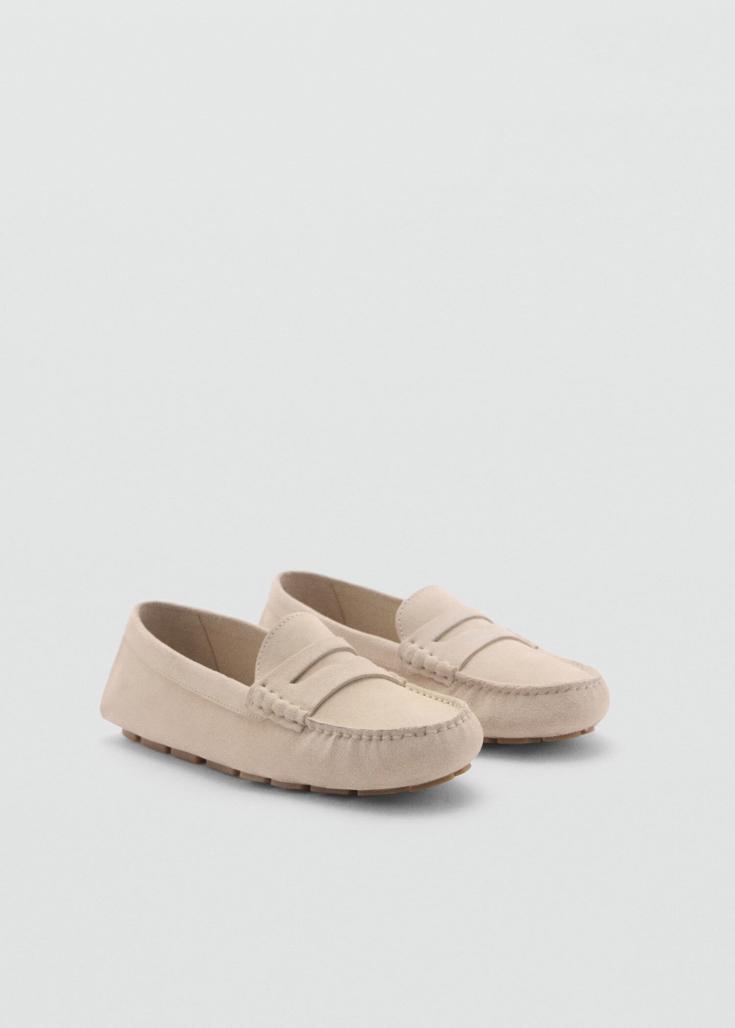 Mocassins cuir suède - Plan moyen