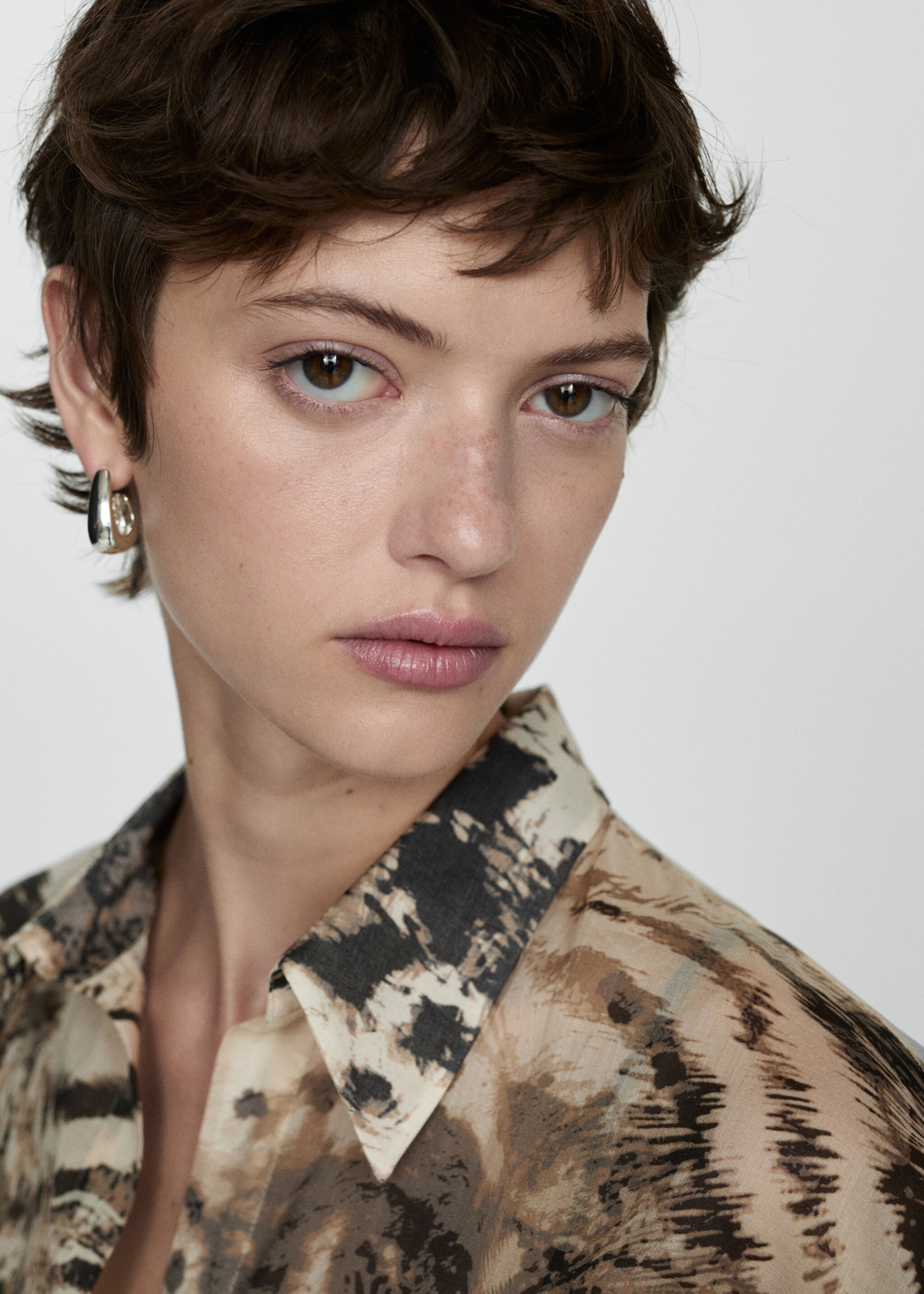 Camicia animal print semitrasparente - Dettaglio dell'articolo 1