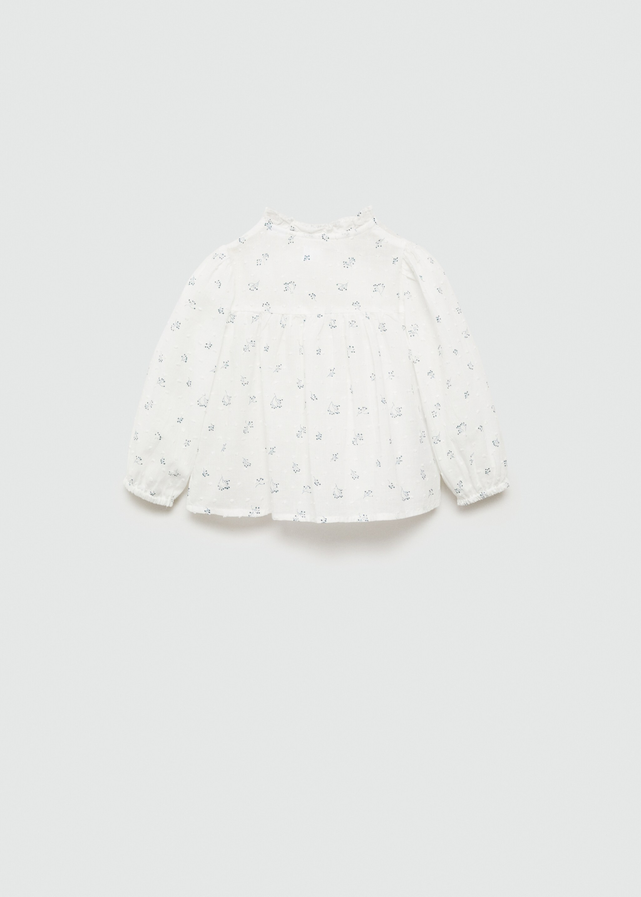 Floral print blouse - Reverse of the article