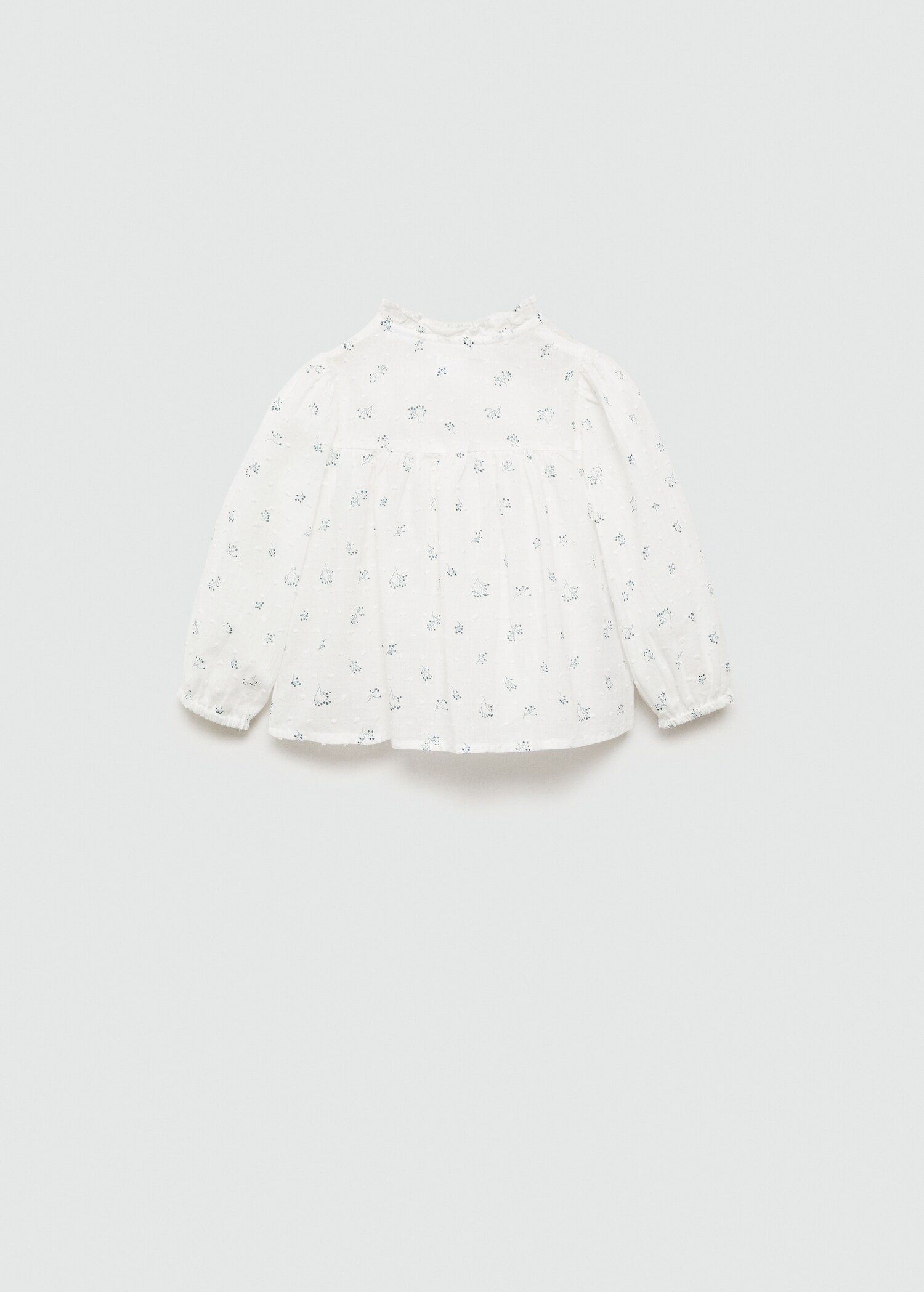 Floral print blouse - Reverse of the article