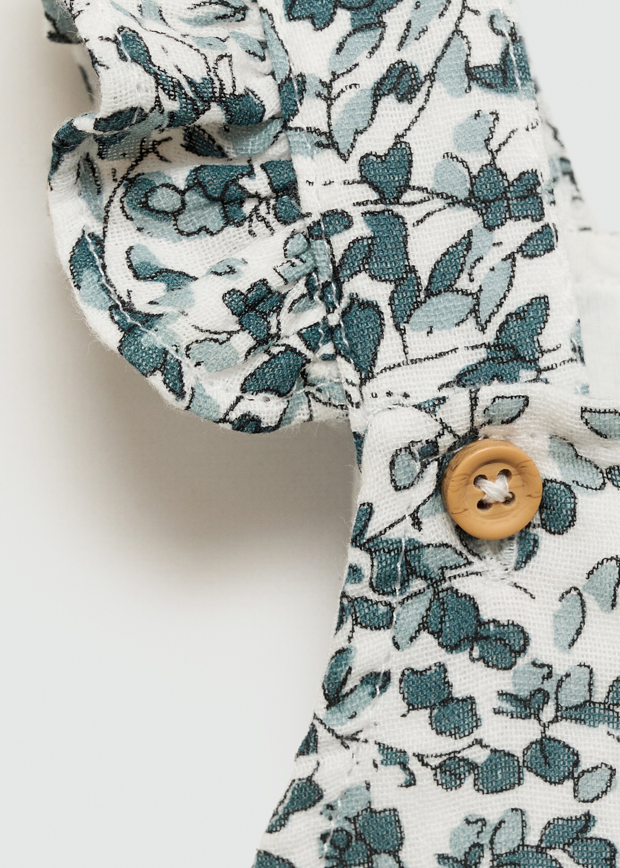 Floral print dungarees - Details of the article 8