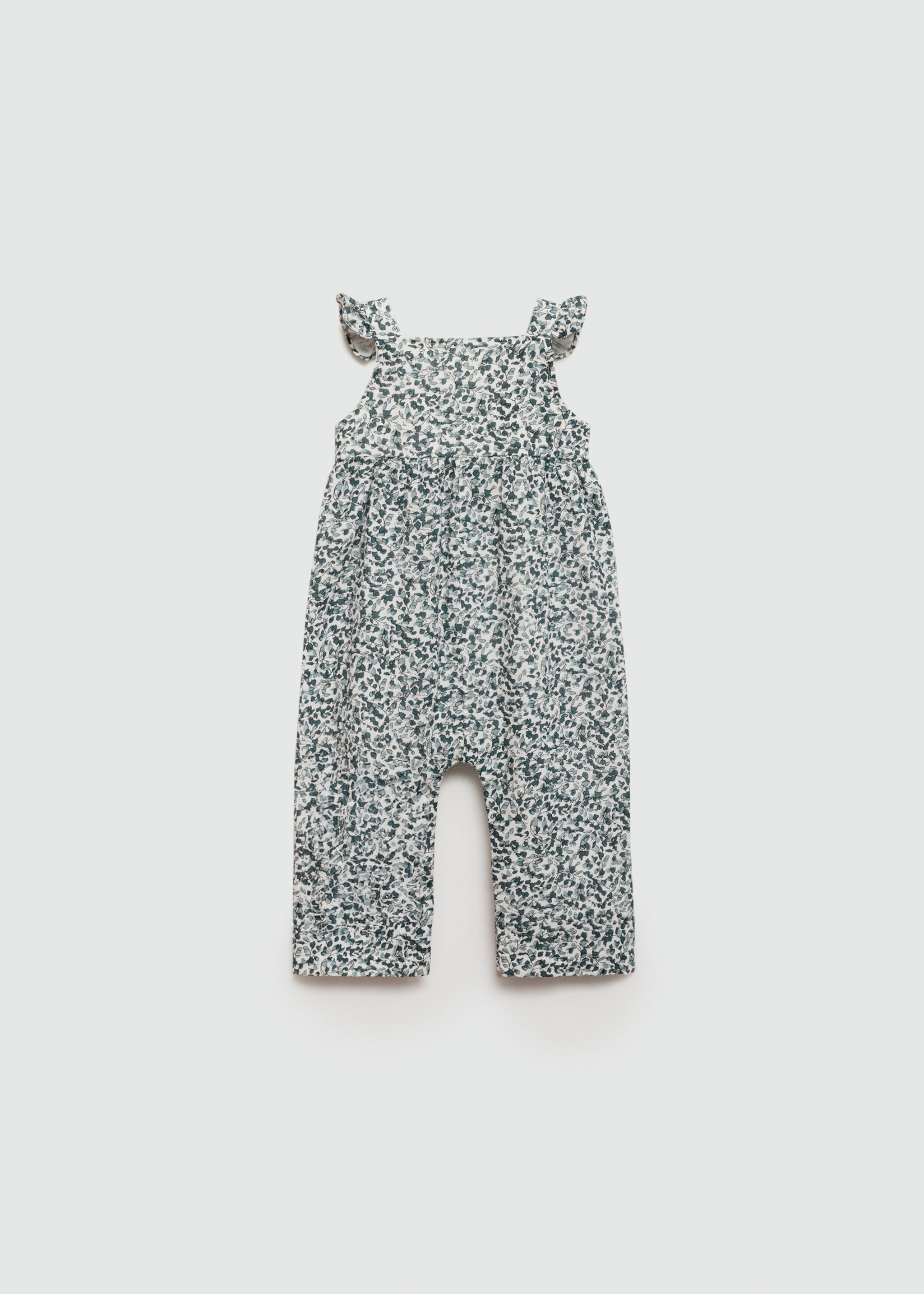 Floral print dungarees - Reverse of the article