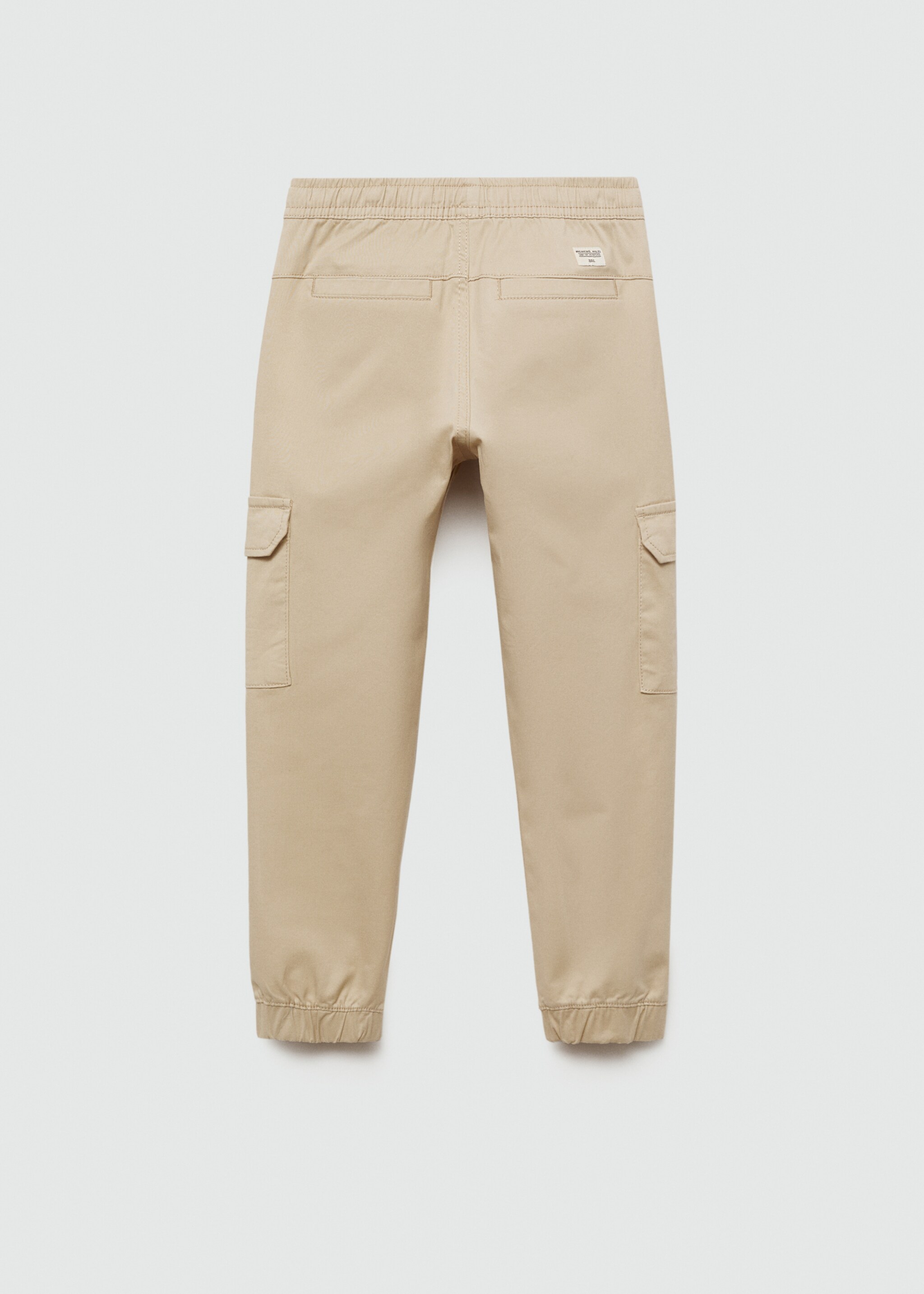 Cargo jogger trousers - Reverse of the article, Ice Grey. Ref: 77054009-00.