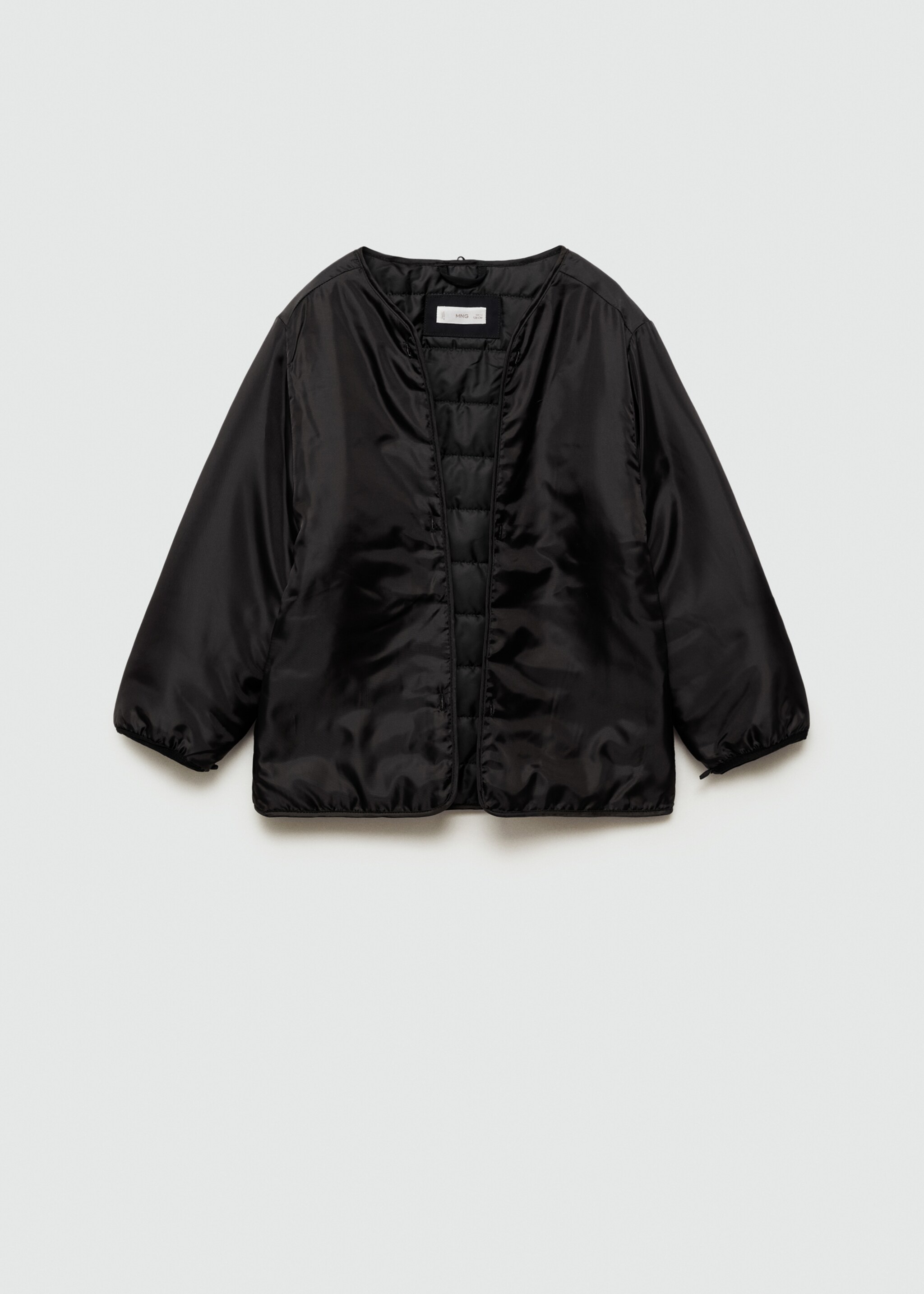 Hooded water-repellent coat - Details of the article 0, Dark Navy. Ref: 77054010-00.