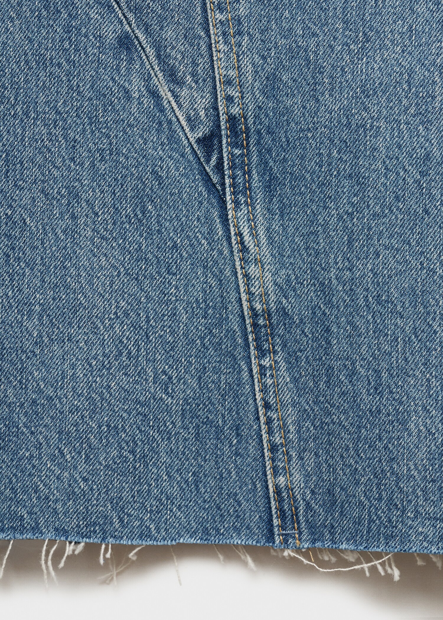 Slit denim skirt - Details of the article 8