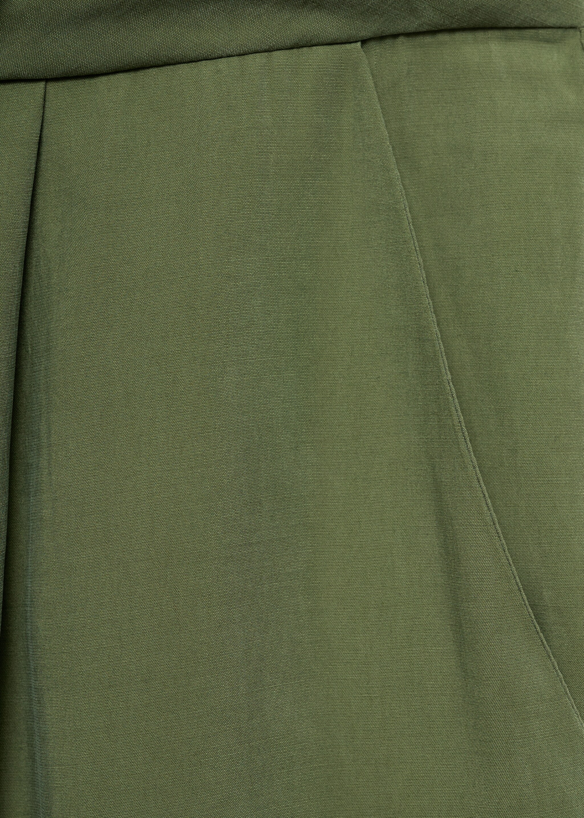 Knotted modal jumpsuit - Details of the article 0, Forest Green. Ref: 77054019-00.