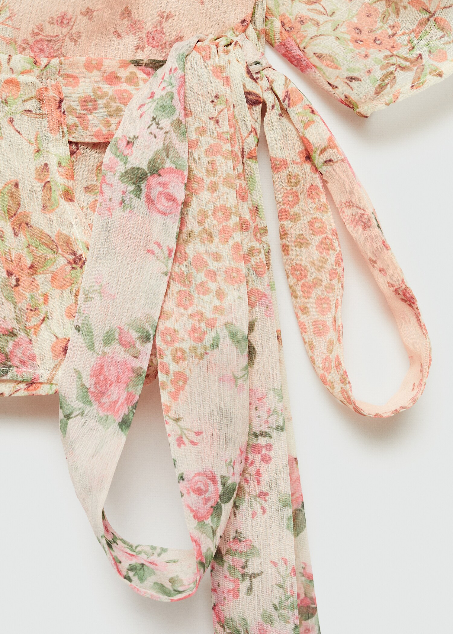 Blouse cache-cœur en imprimé fleuri - Détail de l'article 8
