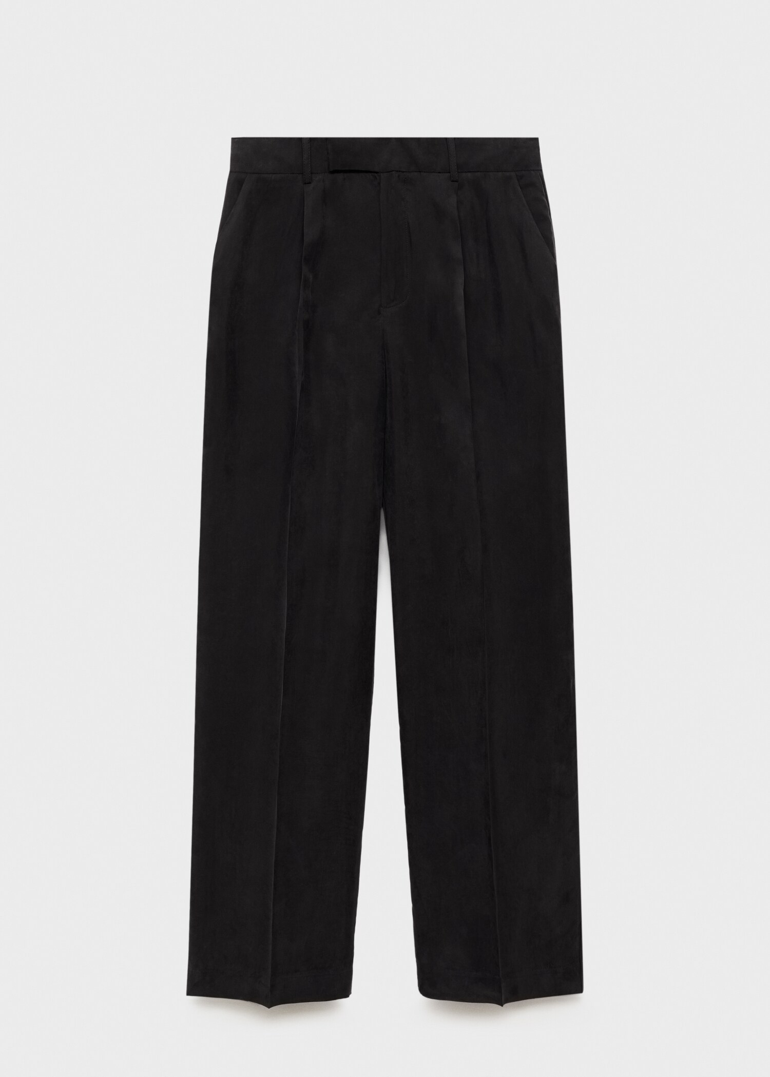 Straight-fit cupro pants - Article without model