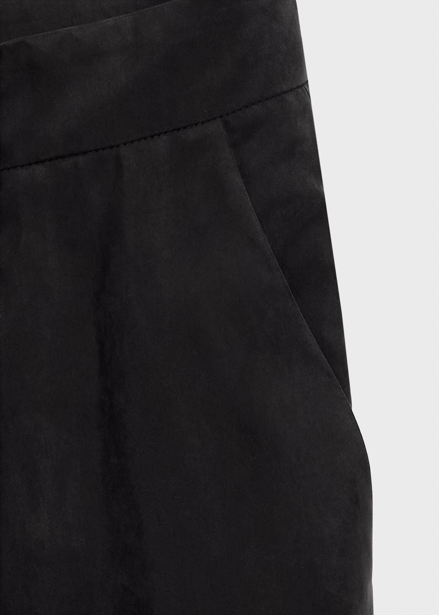 Straight-fit cupro pants - Details of the article 0