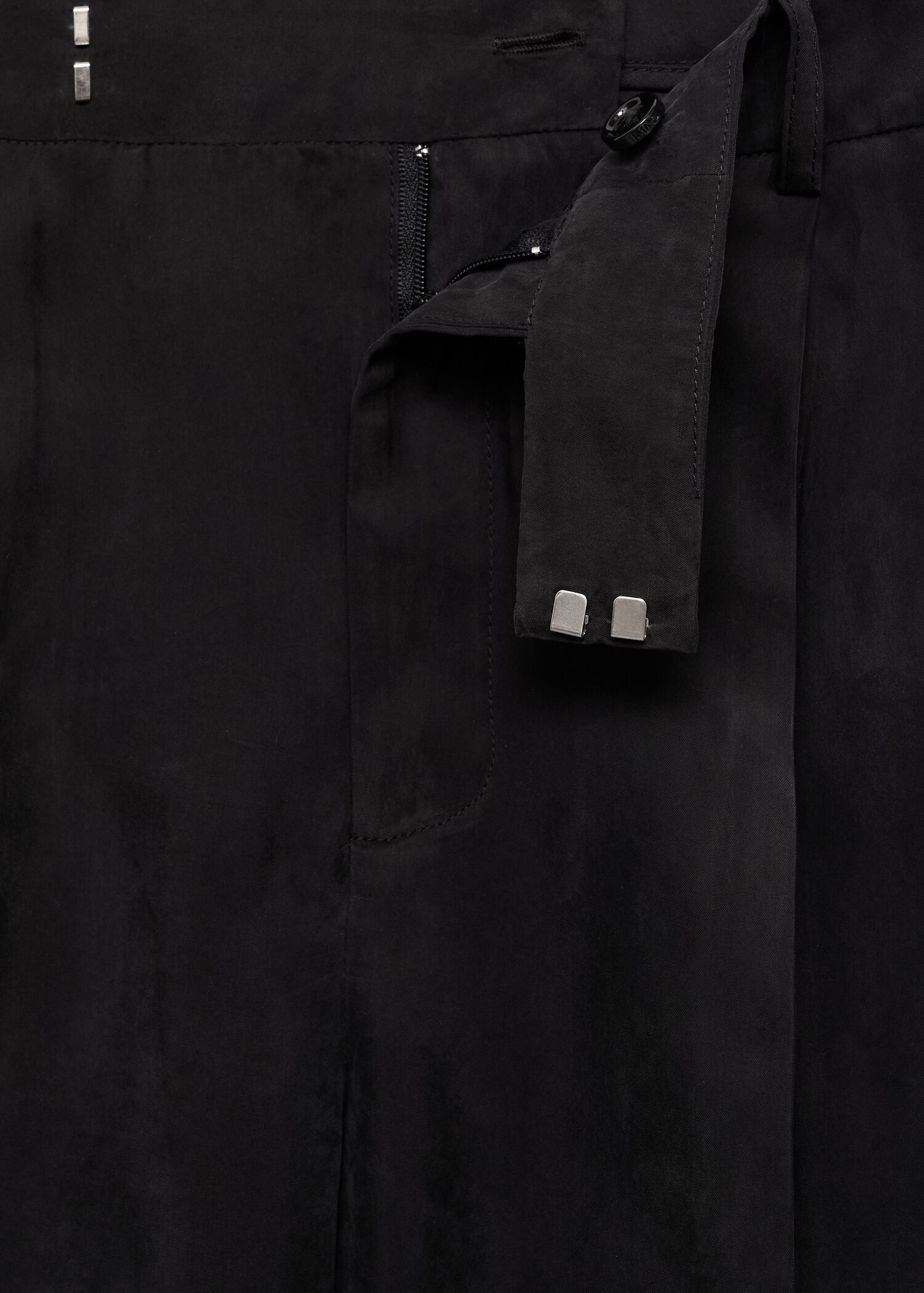 Straight-fit cupro pants - Details of the article 8