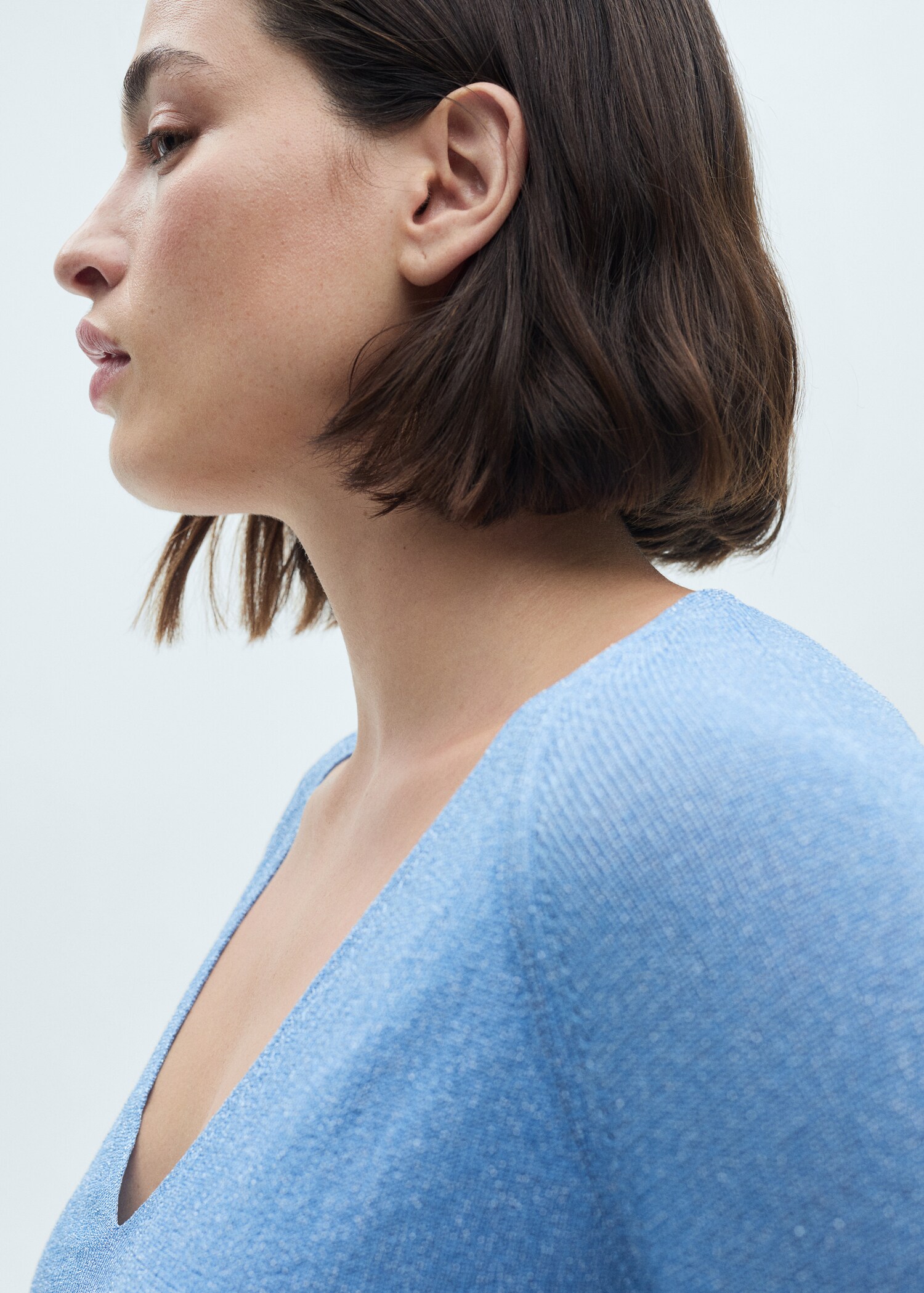 Pull-over Lurex col V - Détail de l'article 4