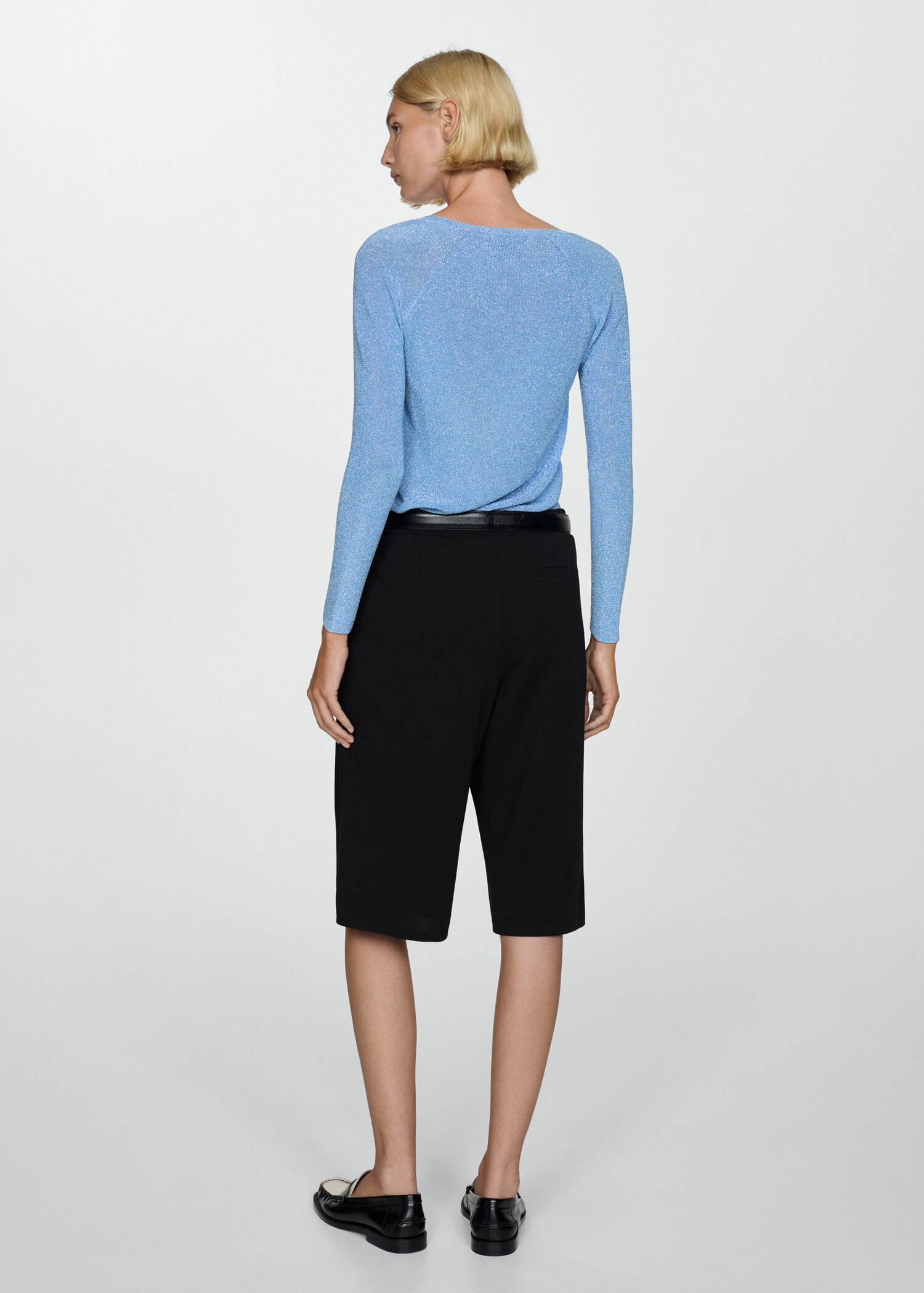 Pull-over Lurex col V - Verso de l’article
