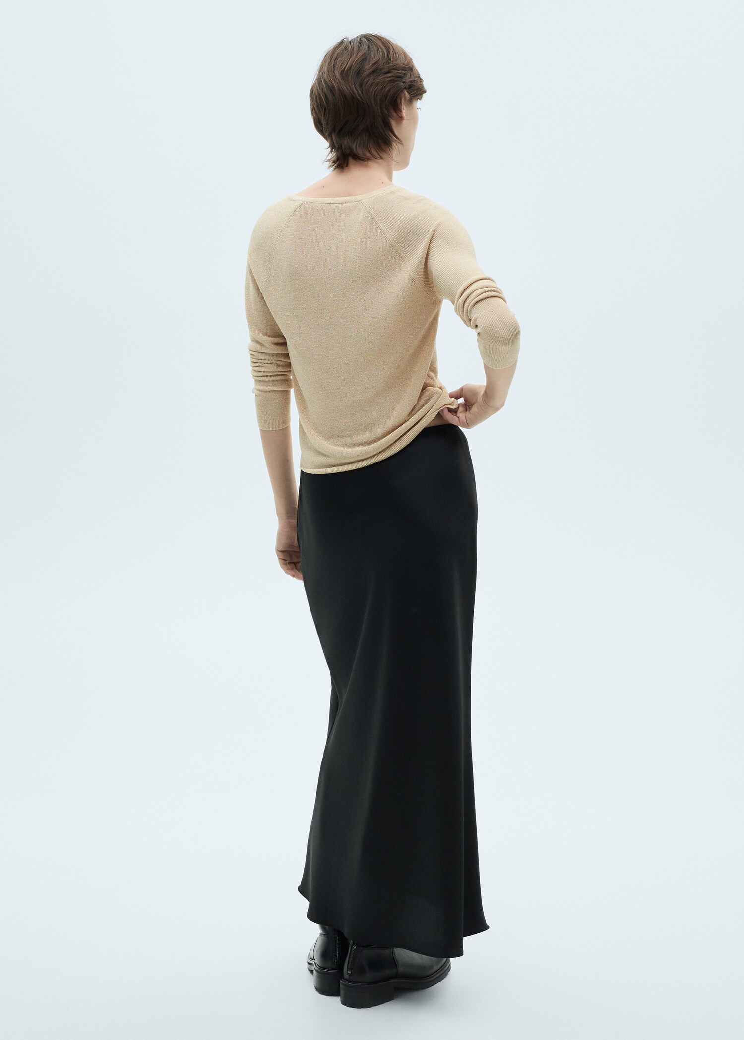 Pull-over Lurex col V - Verso de l’article