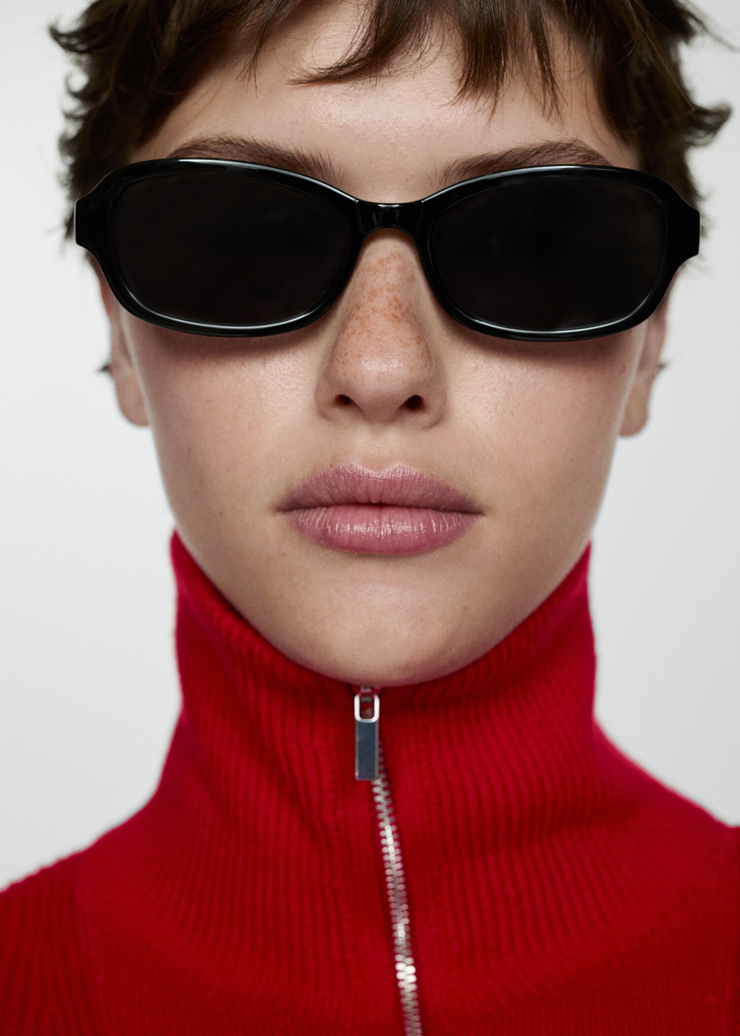 Zip neck jumper - Details of the article 1