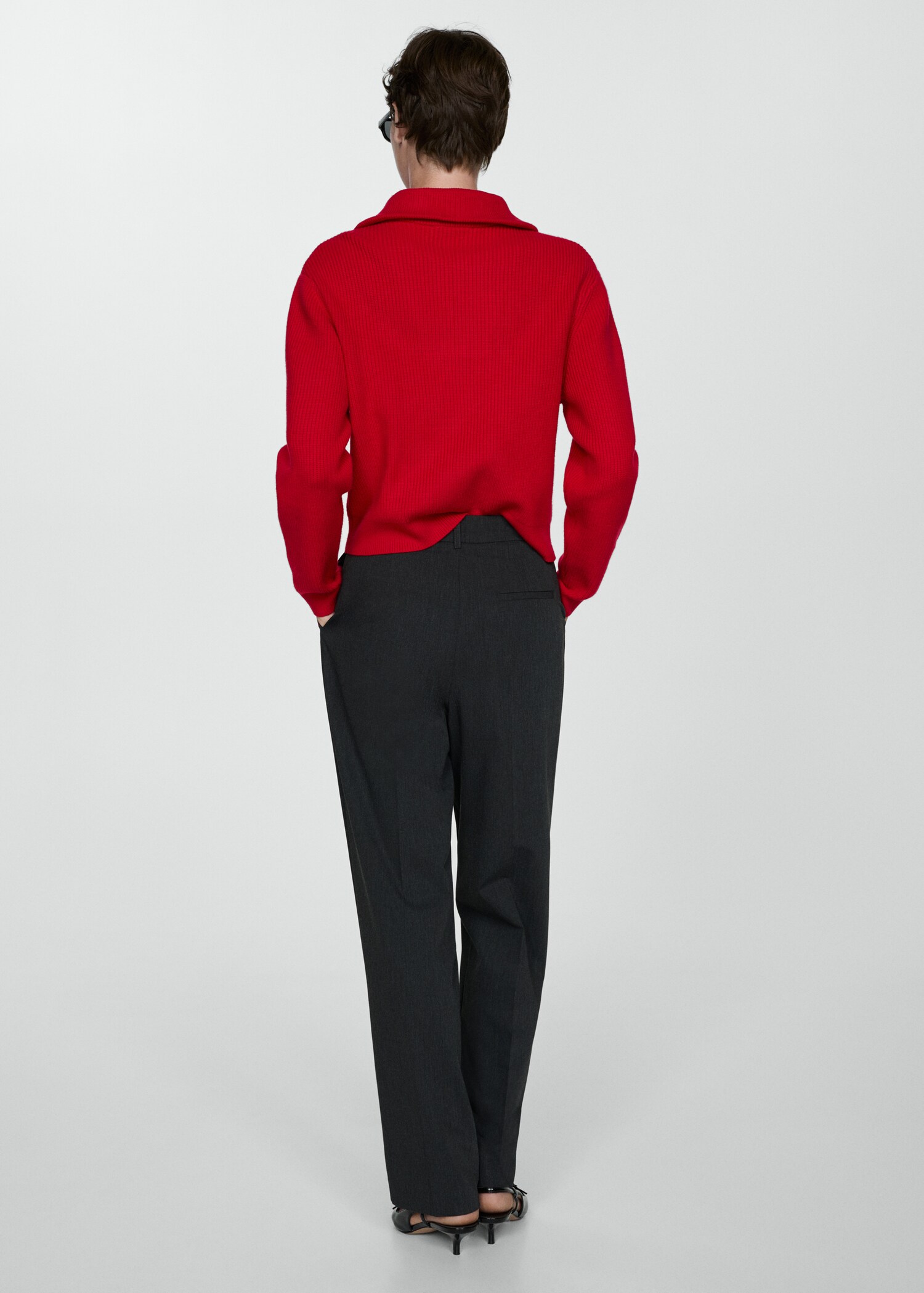 Zip neck jumper - Reverse of the article