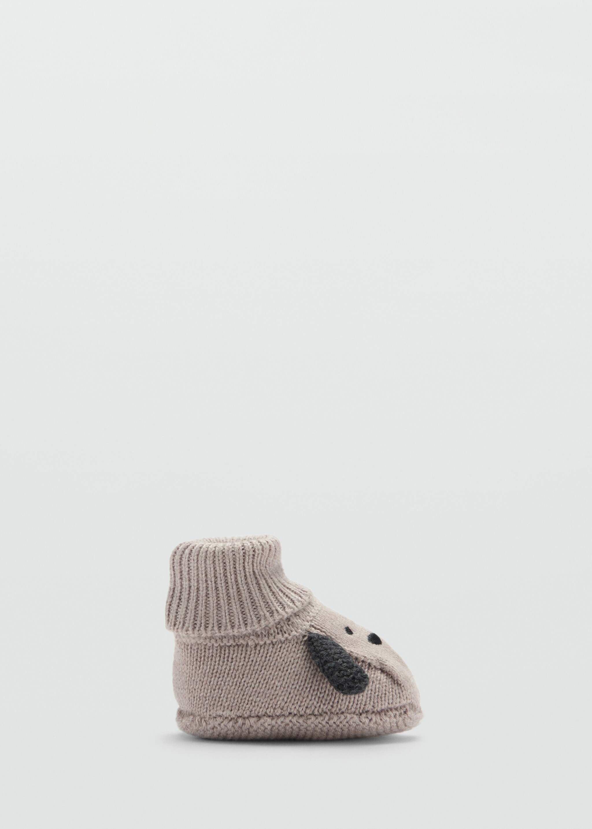Dog-embroidered cotton socks - Article without model