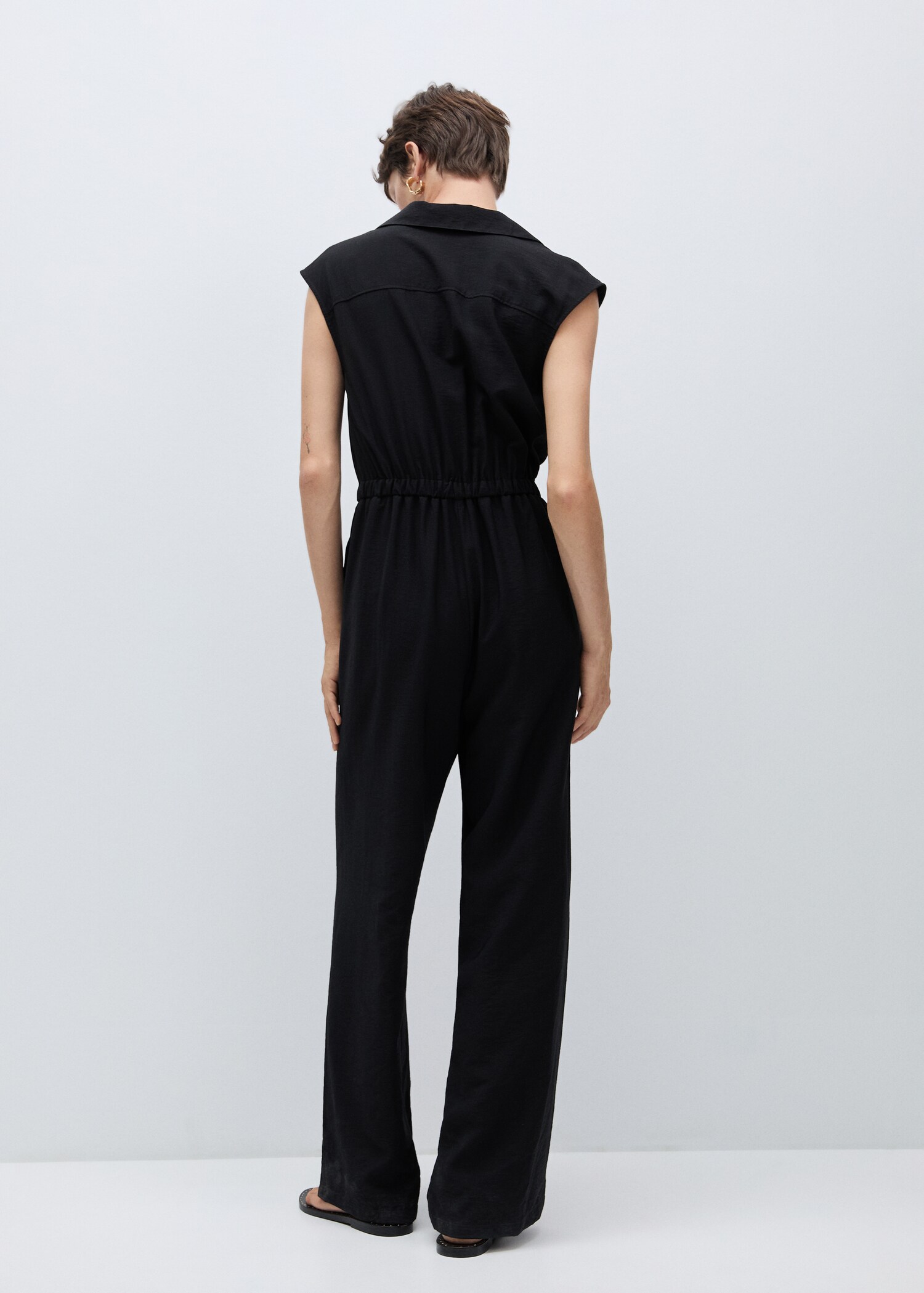 Jumpsuit fickor skjortkrage - Detaljer om artikeln 6