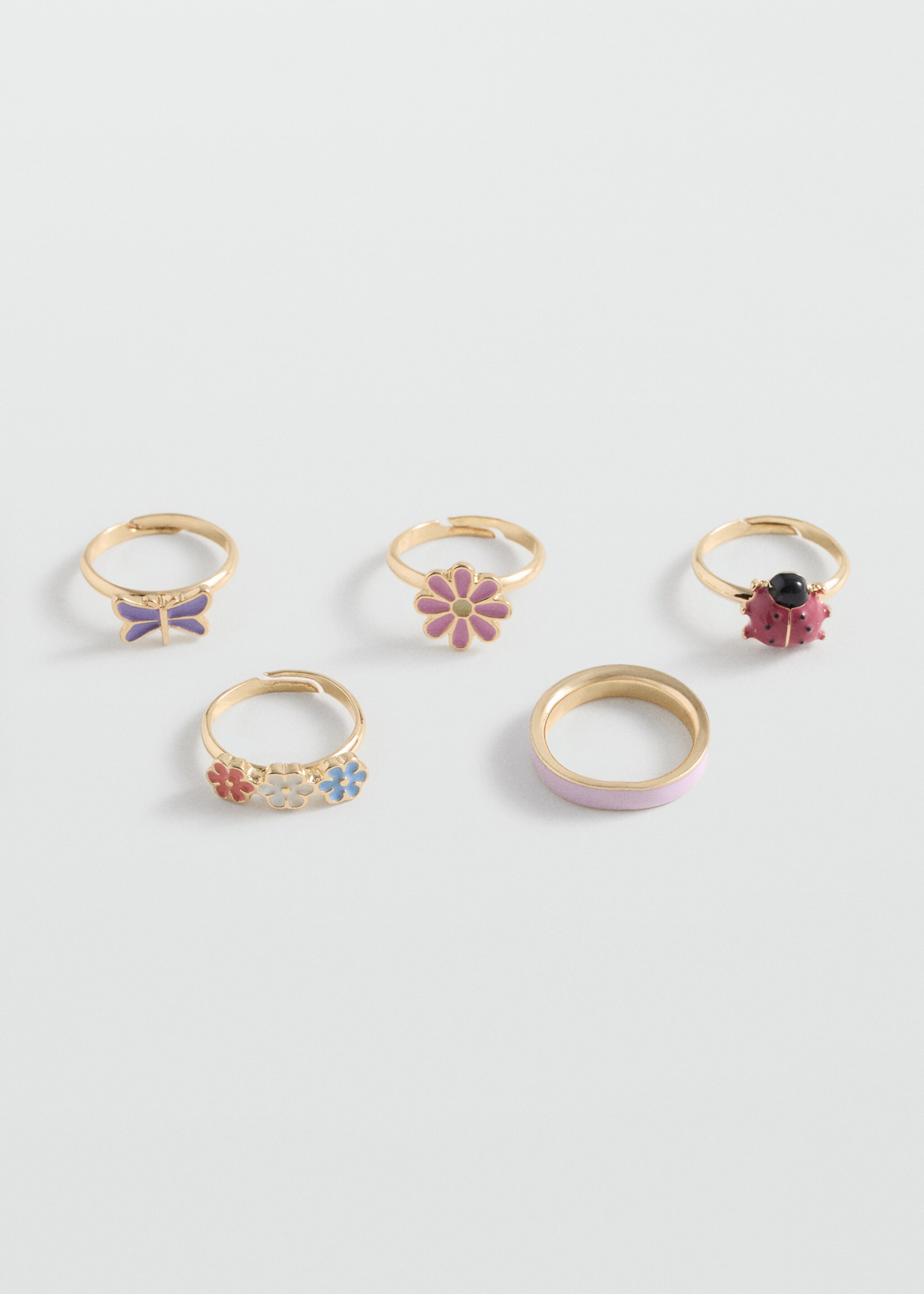 Pack of 5 combined rings - Article without model