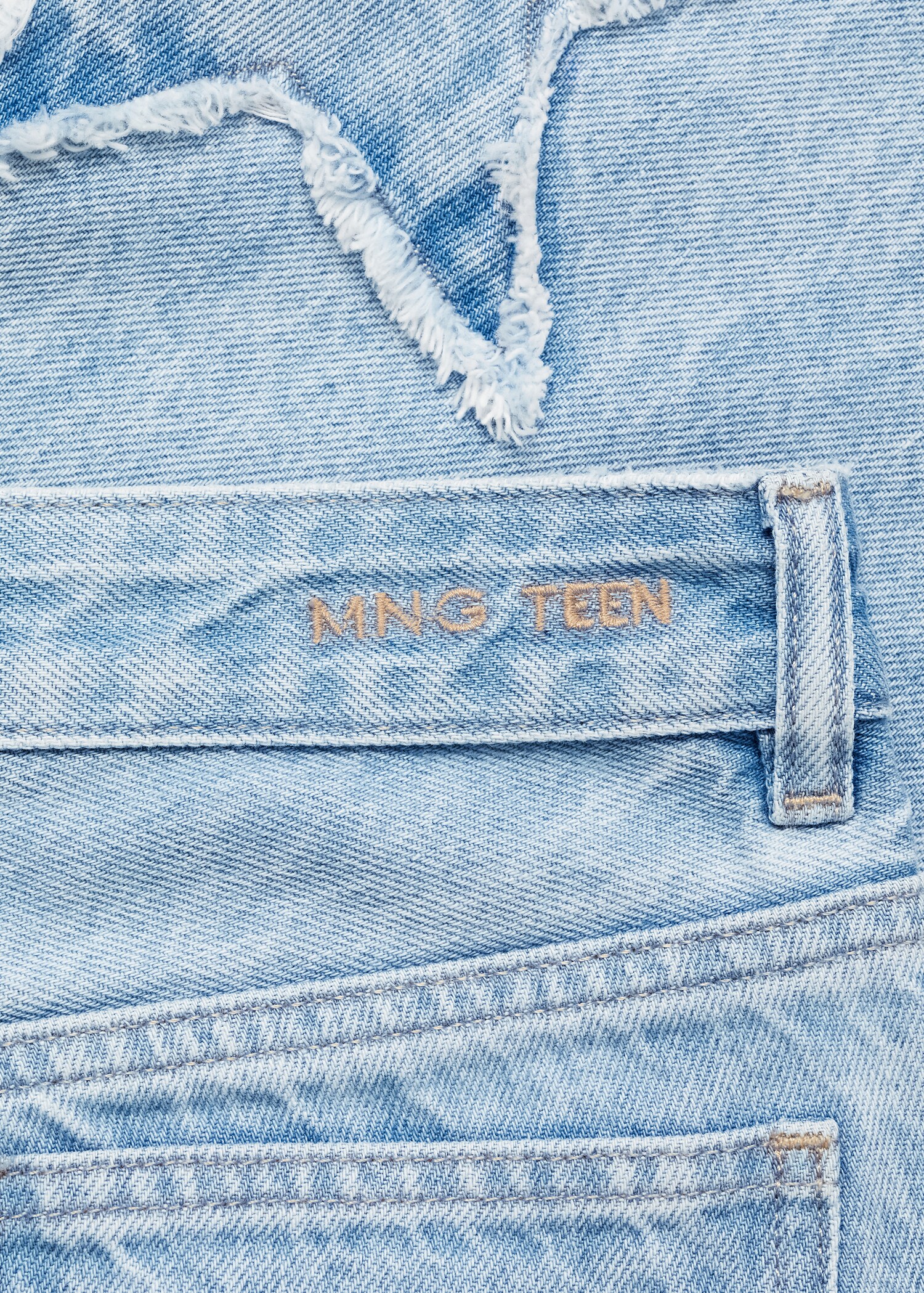 Regular-fit jeans with stars - Details of the article 0