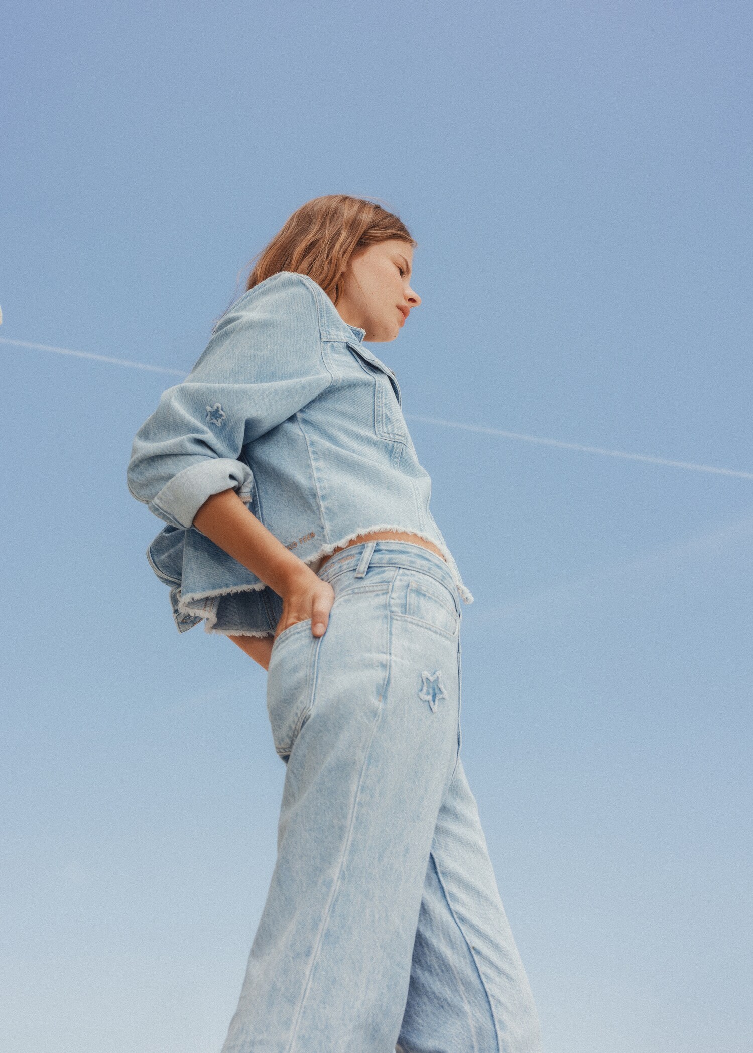 Regular-fit jeans with stars - Details of the article 5