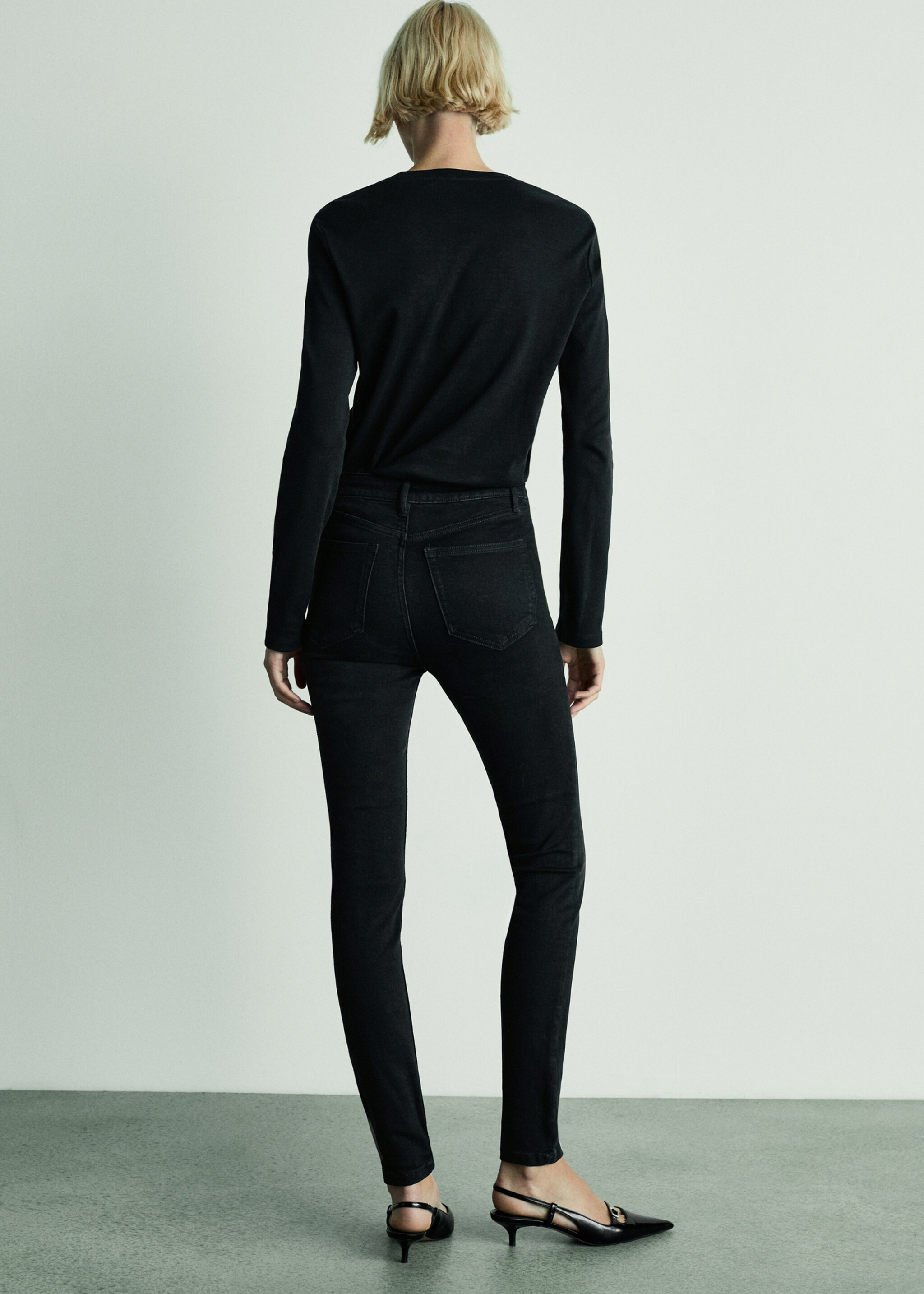 Texans skinny tir alt - Revers de l'article, Black denim. Ref: 77054059-00.
