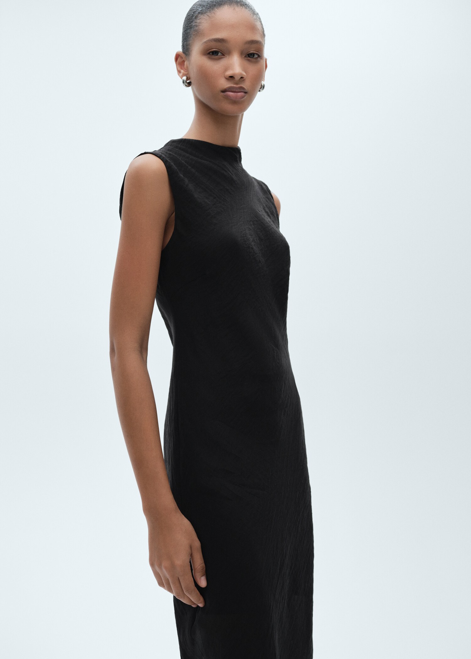 Lyocell midi-dress - Medium plane