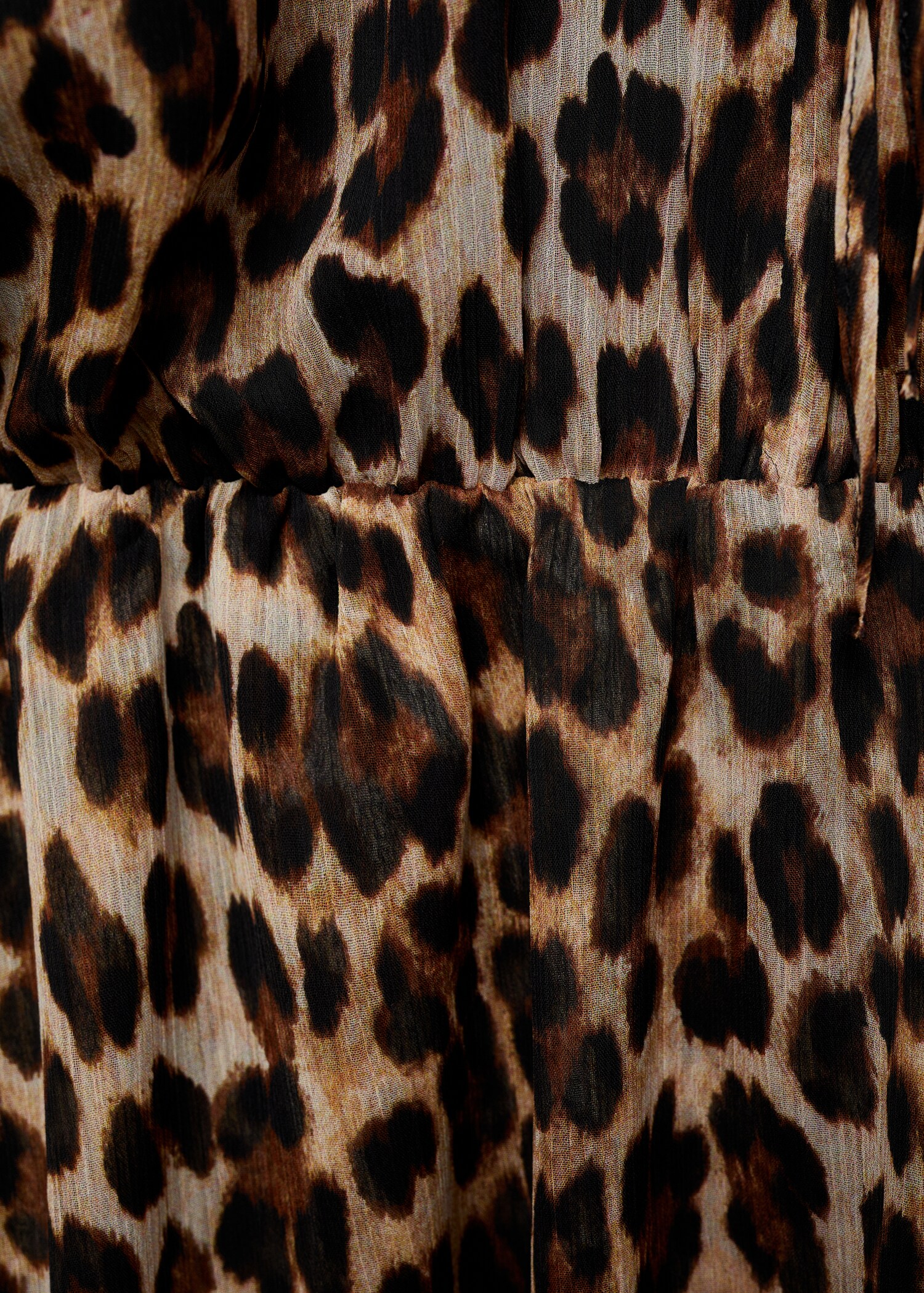 Leopard-print flared dress - Details of the article 8