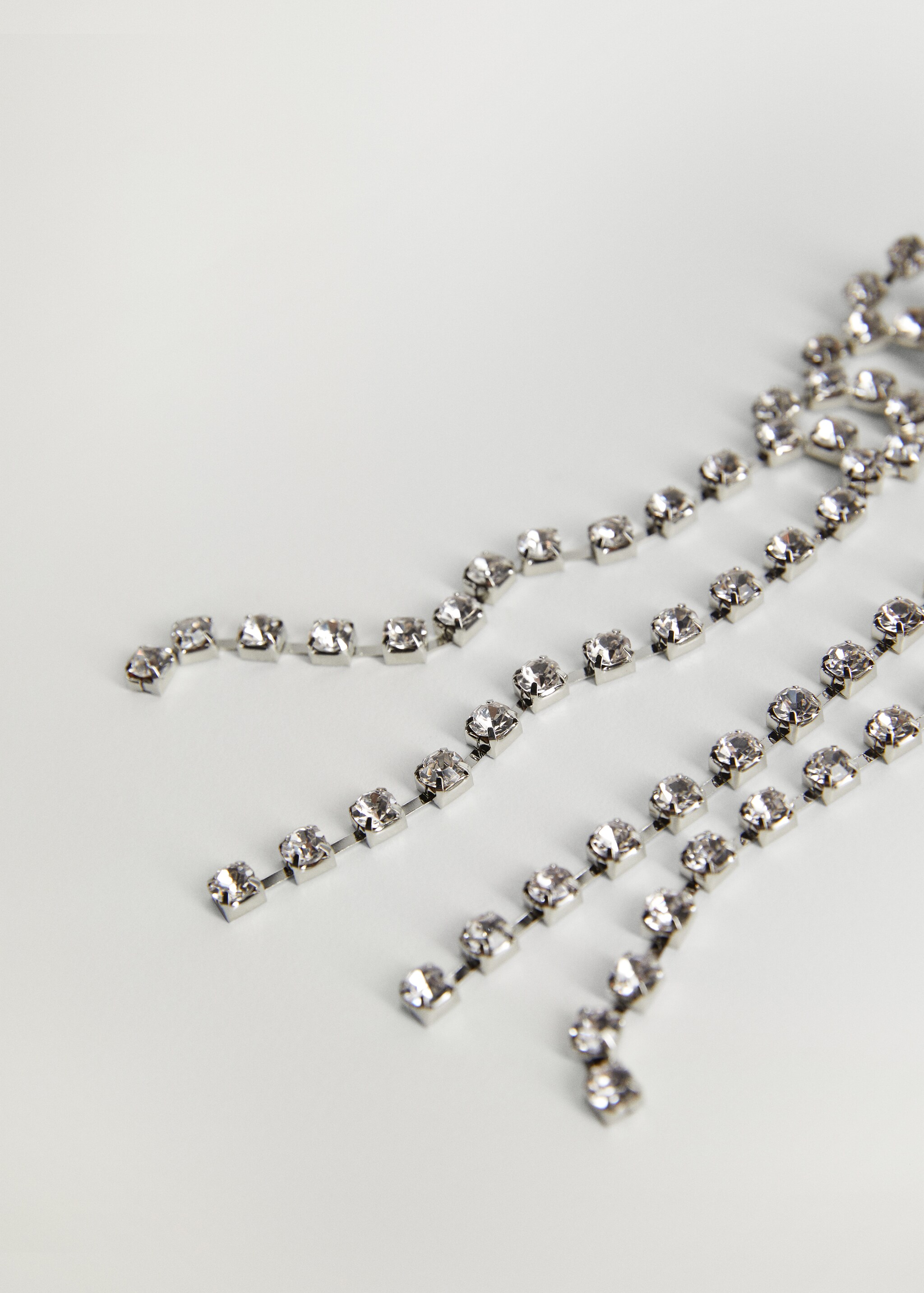 Boucles d'oreilles pendentifs strass - Détail de l'article 2