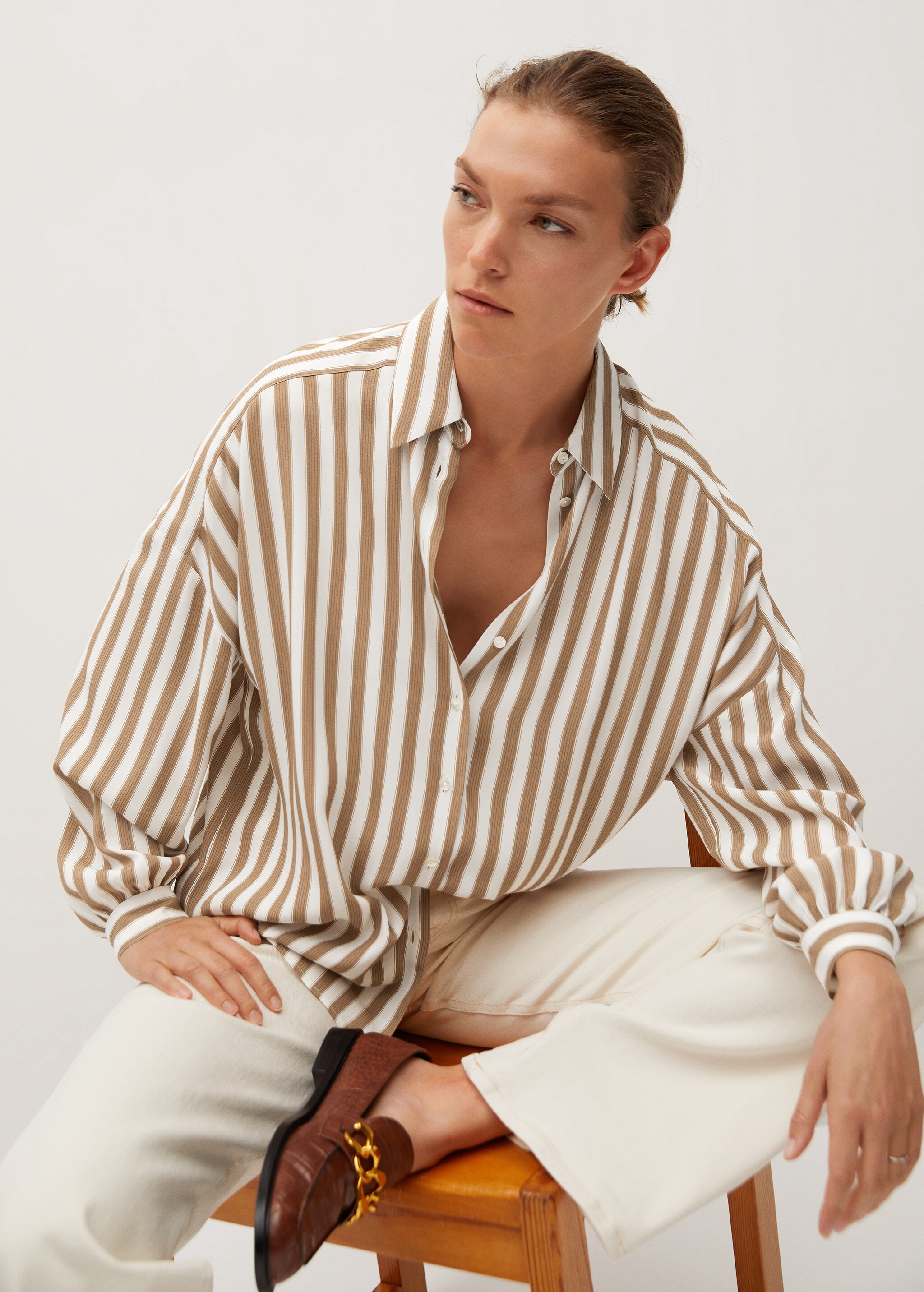 Camisa oversize rayas - Detalle del artículo 3