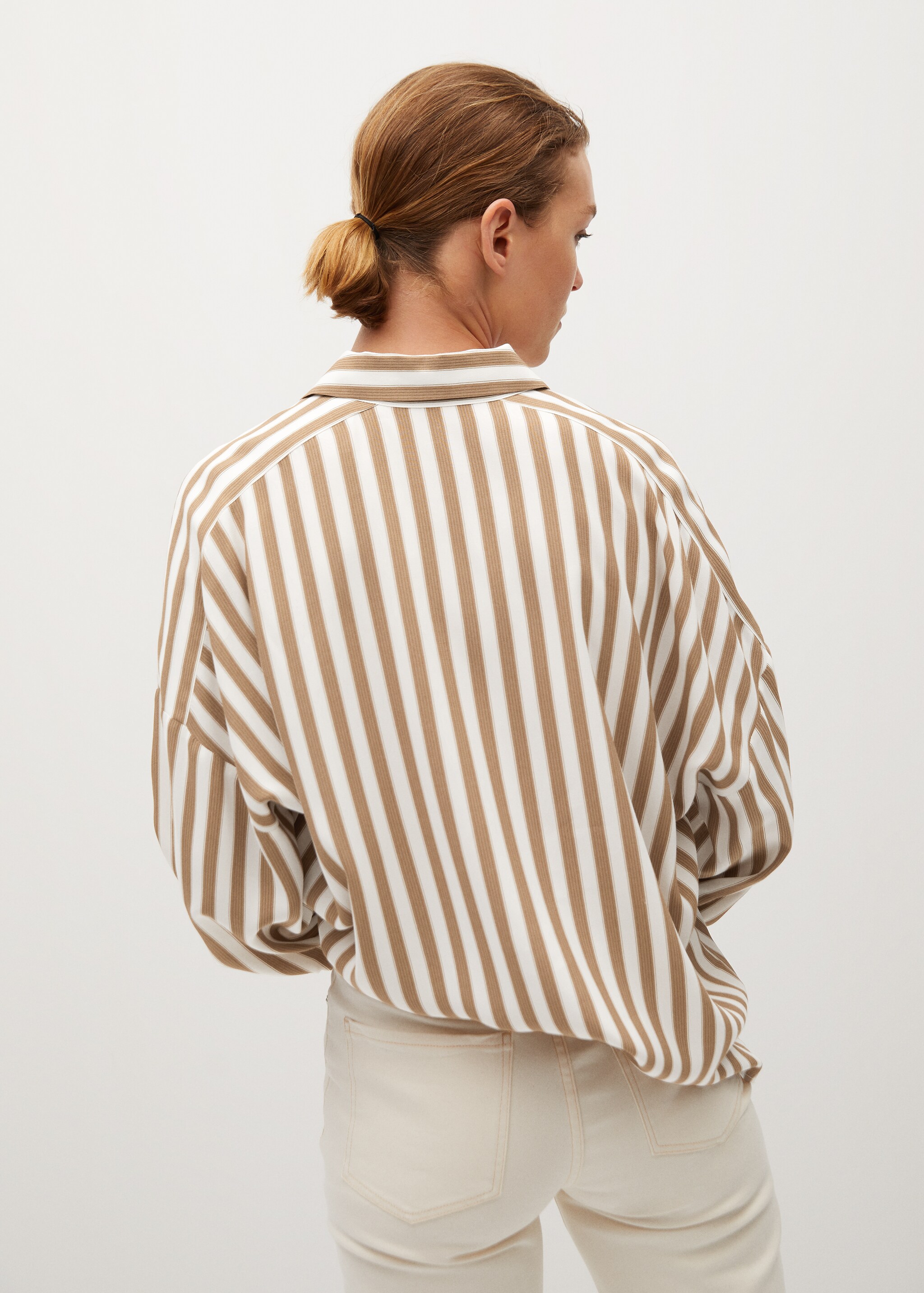 Camisa oversize rayas - Reverso del artículo