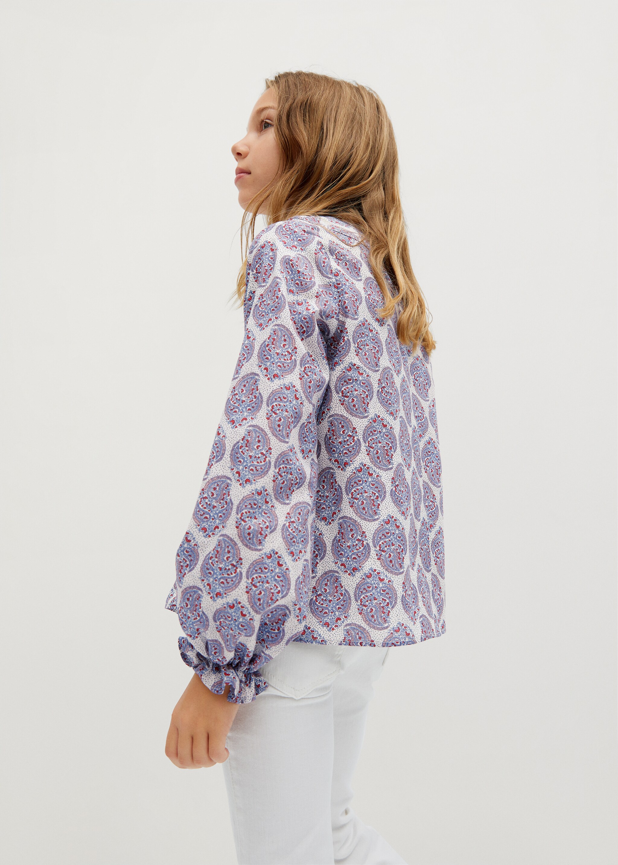 Blusa algodón estampada - Detalle del artículo 3