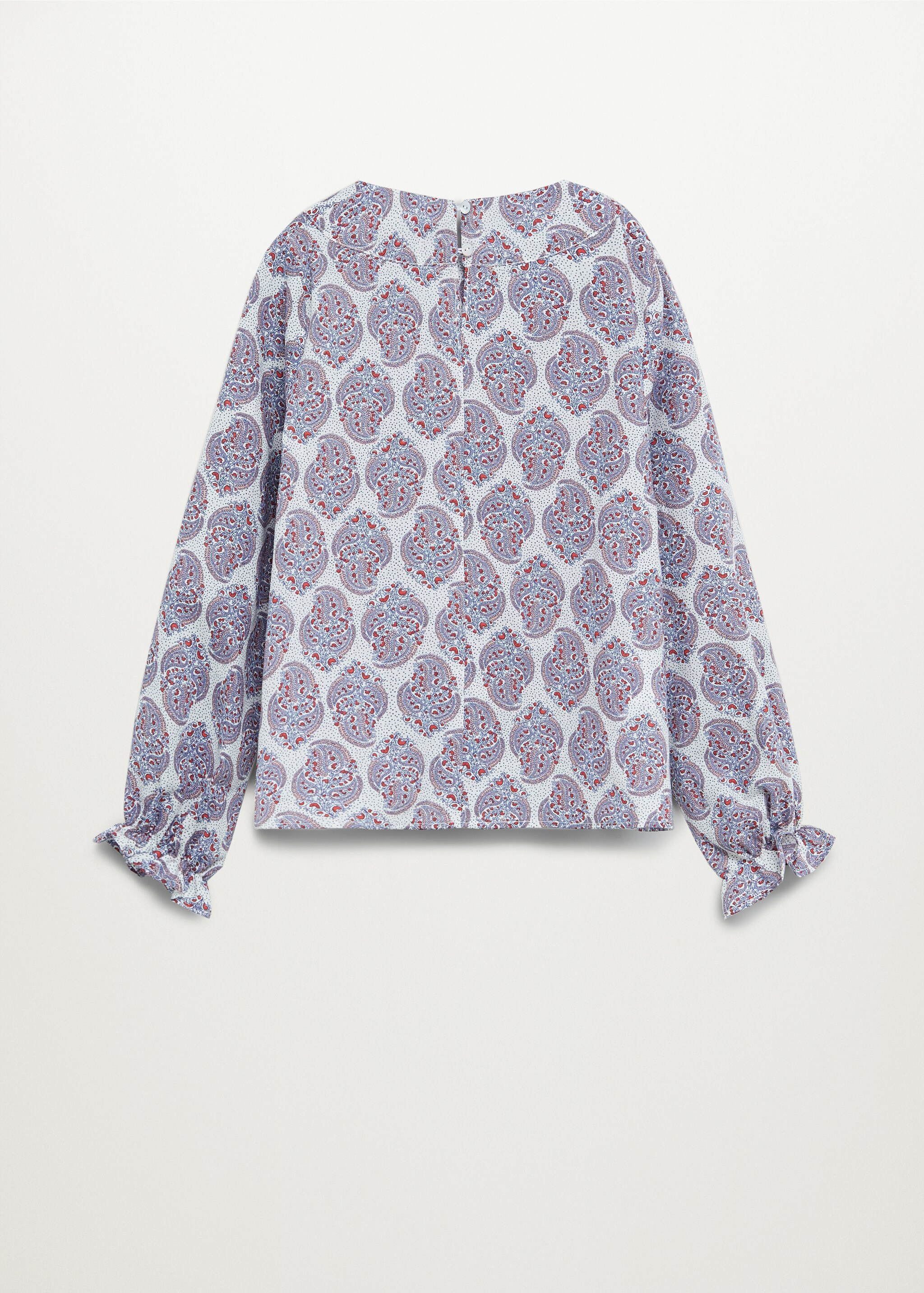 Blusa algodón estampada - Reverso del artículo