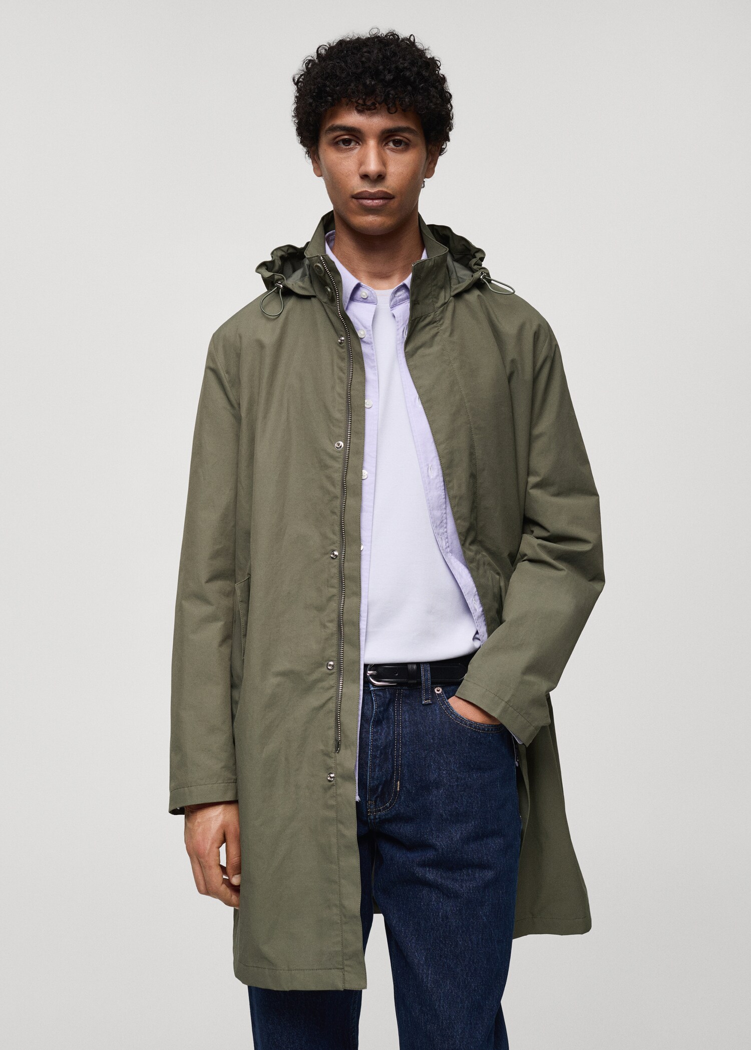 Parca caputxa water repellent - Pla mig